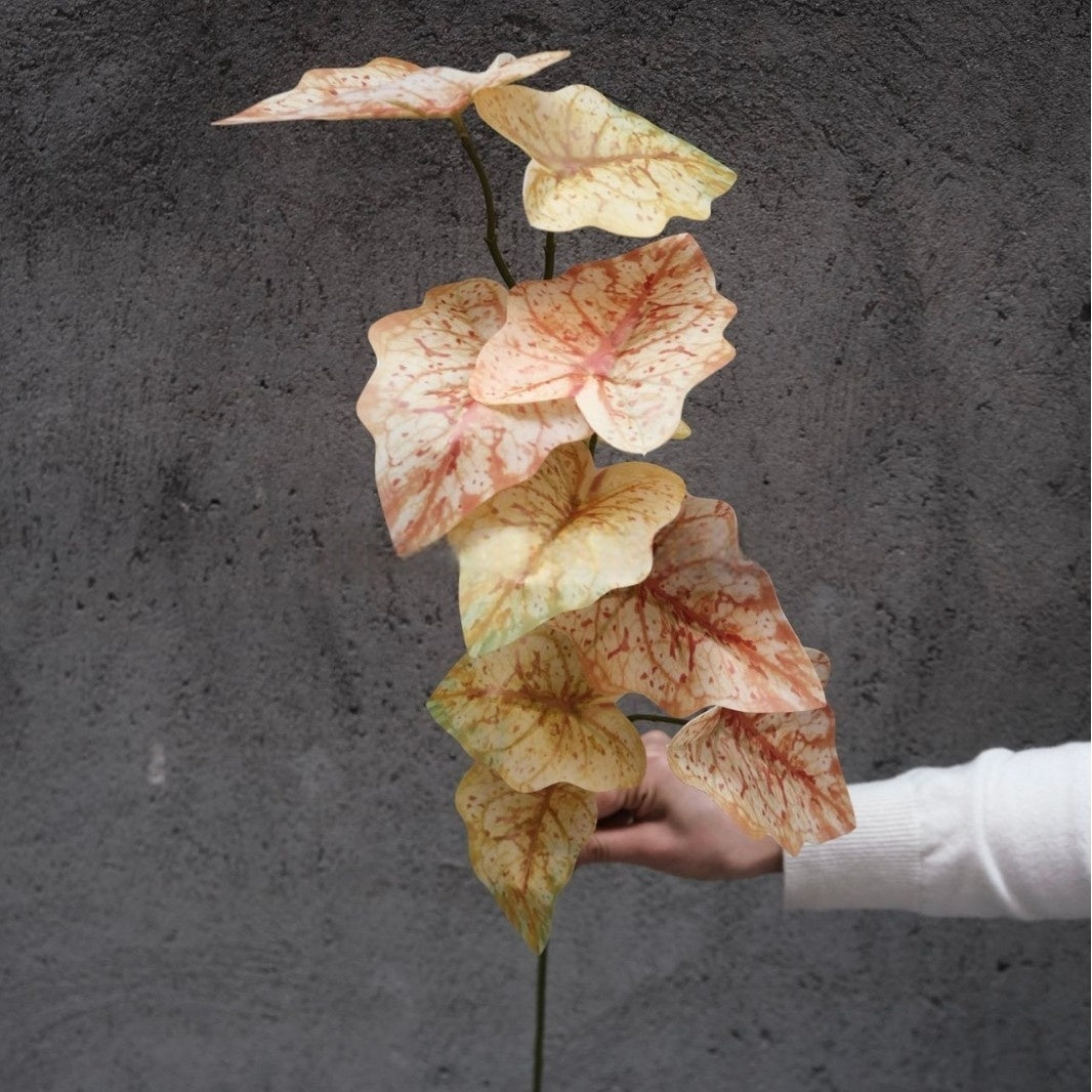 Sunset Orange Artificial Flower Stem | Statement Bloom for Modern Vases FS-1014B