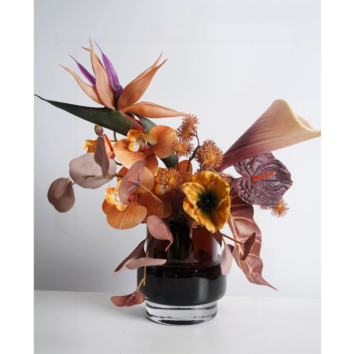 ValarFlower Wabi Sabi Artificial Flower Arrangement, Luxury Autumn Floral Decor for Living Room and Event Styling VB-278