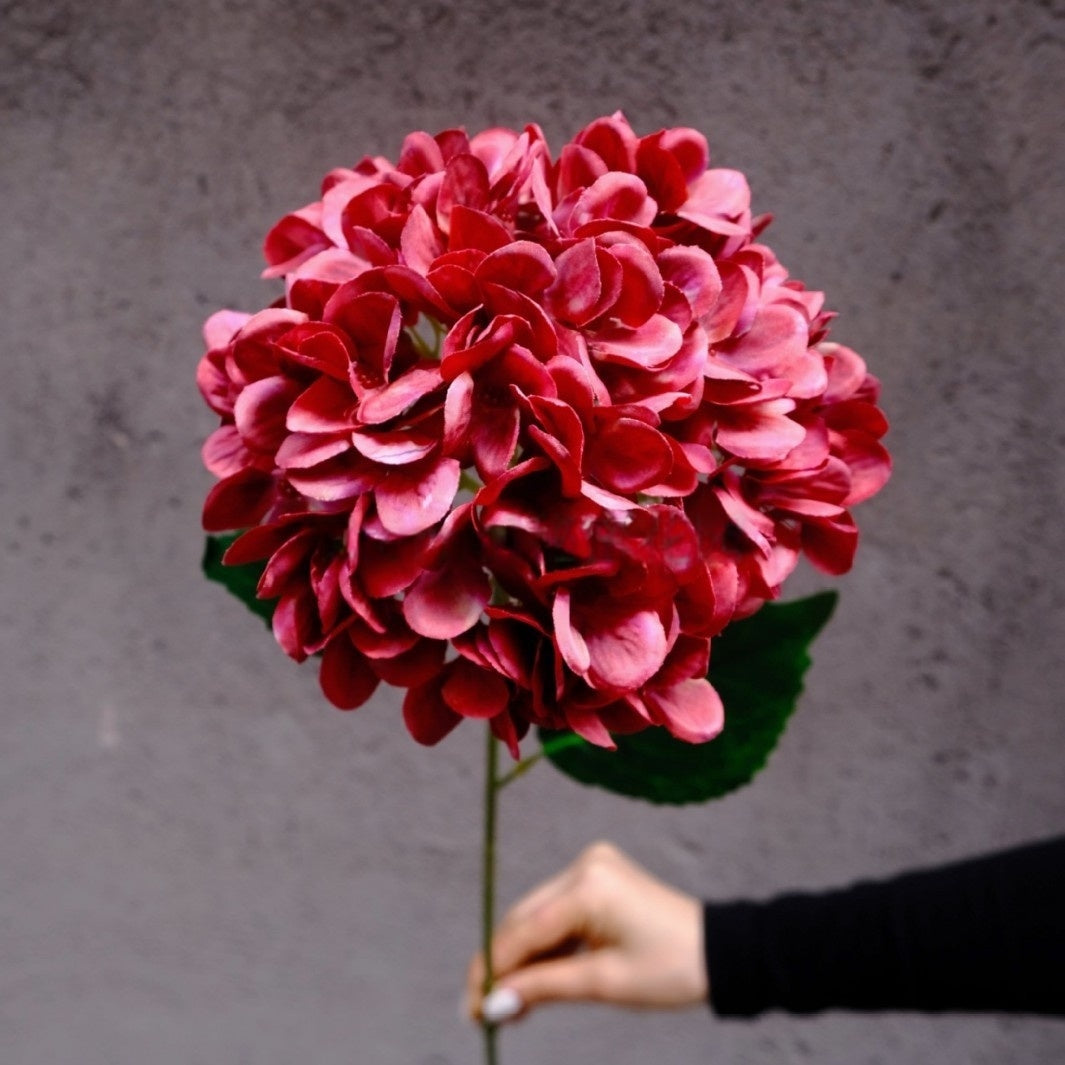 Elegant Red Faux Rose Stem | Home Decor or Event Styling Flower FS-1005B