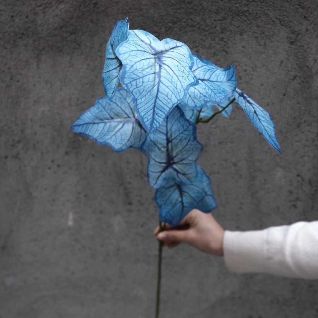 Realistic Sky Blue Artificial Flower | Single Stem for Modern Interiors FS-1009B