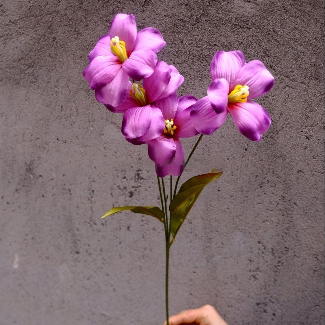 Realistic Purple Artificial Flowers | Single Stems for Vase & Styling FS-1004B