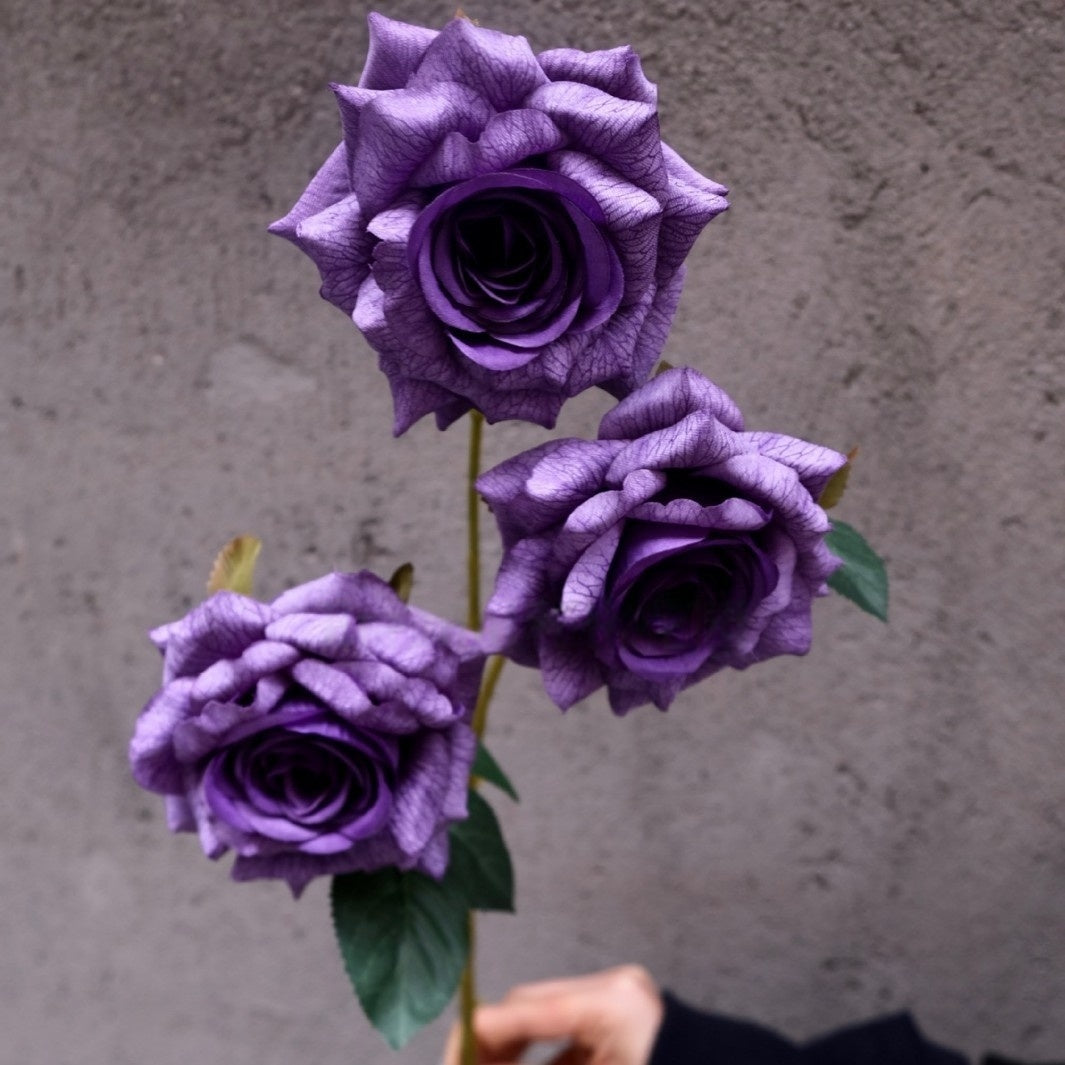 Realistic Purple Artificial Flowers | Single Stems for Vase & Styling FS-1004B