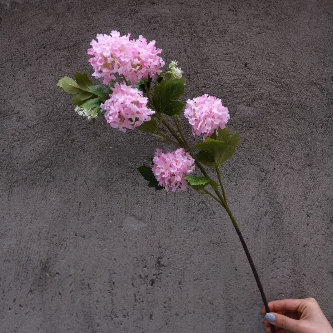 Romantic Pink Artificial Flower Stem | Realistic Faux Flowers for Vases & Styling FS-1002B