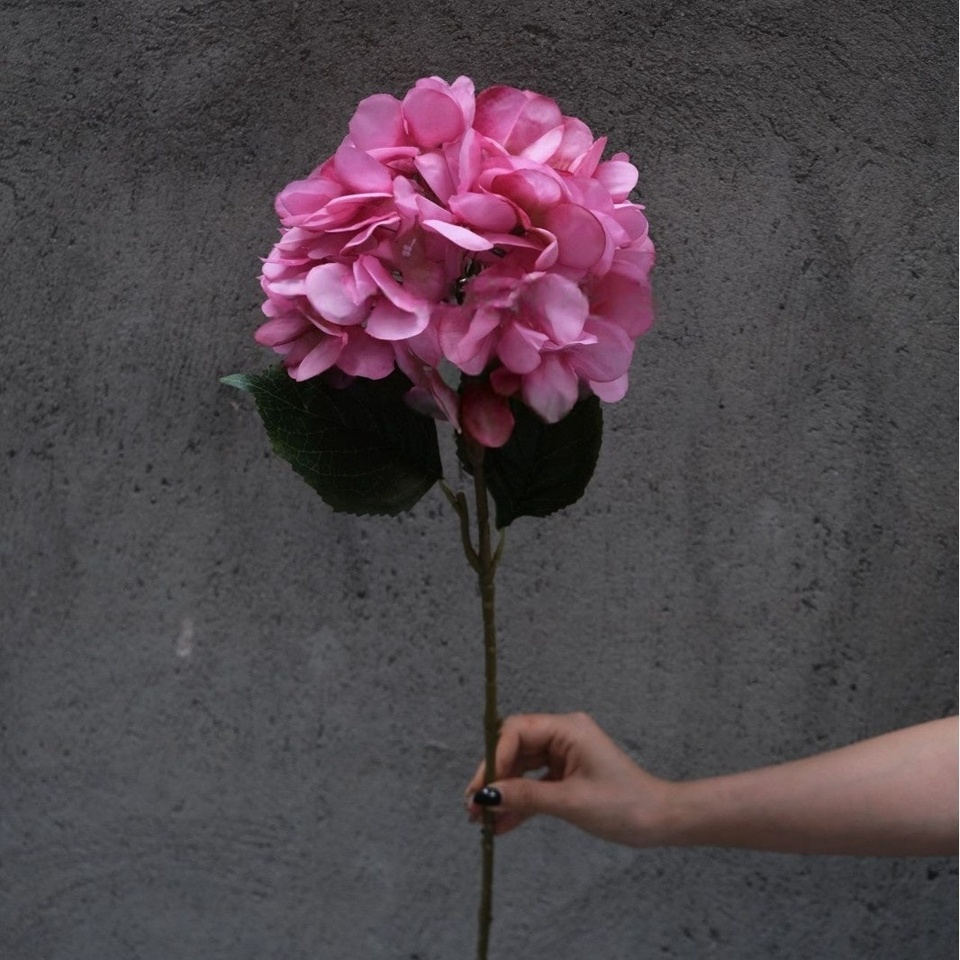 Bold Magenta Pink Artificial Flower | Single Stem Accent for Interior Styling FS-1010B