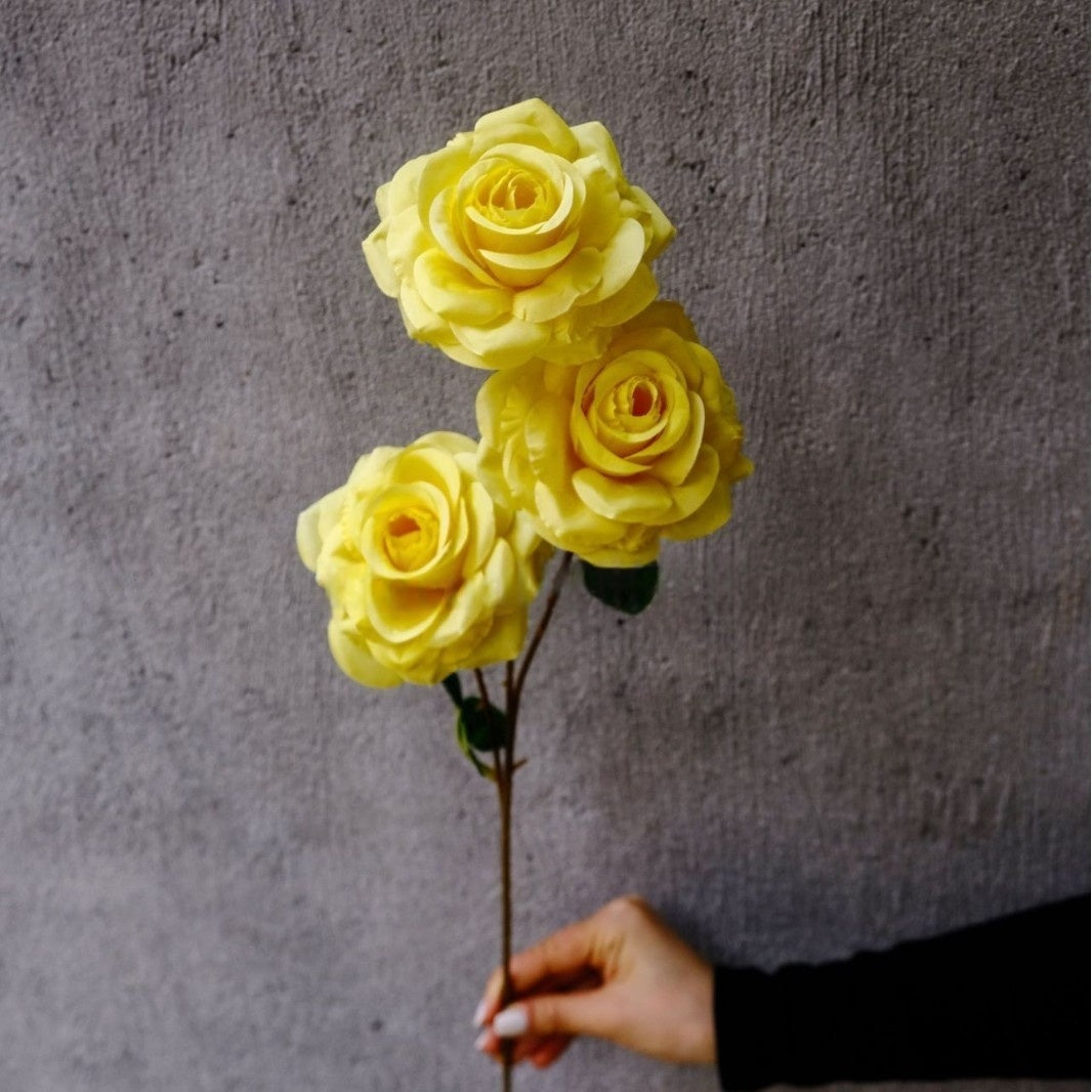 Fresh Yellow Green Artificial Flower | Single Stem for Interior Styling FS-1006B