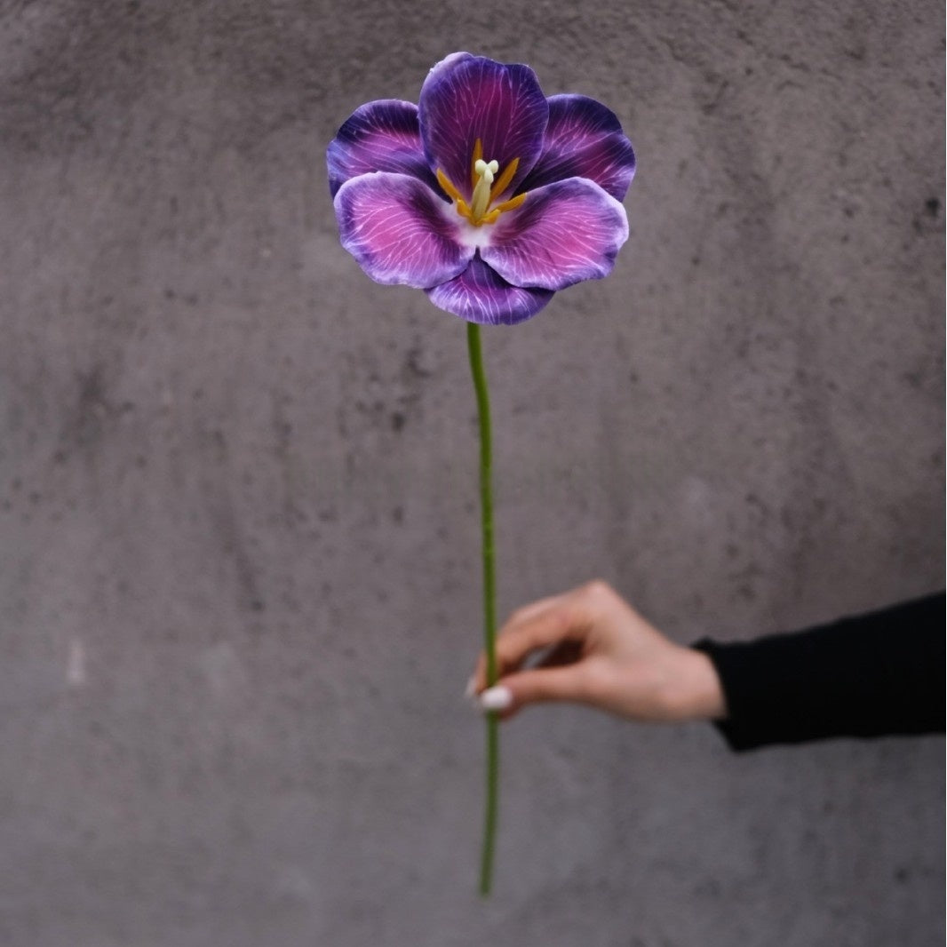 Realistic Purple Artificial Flowers | Single Stems for Vase & Styling FS-1004B