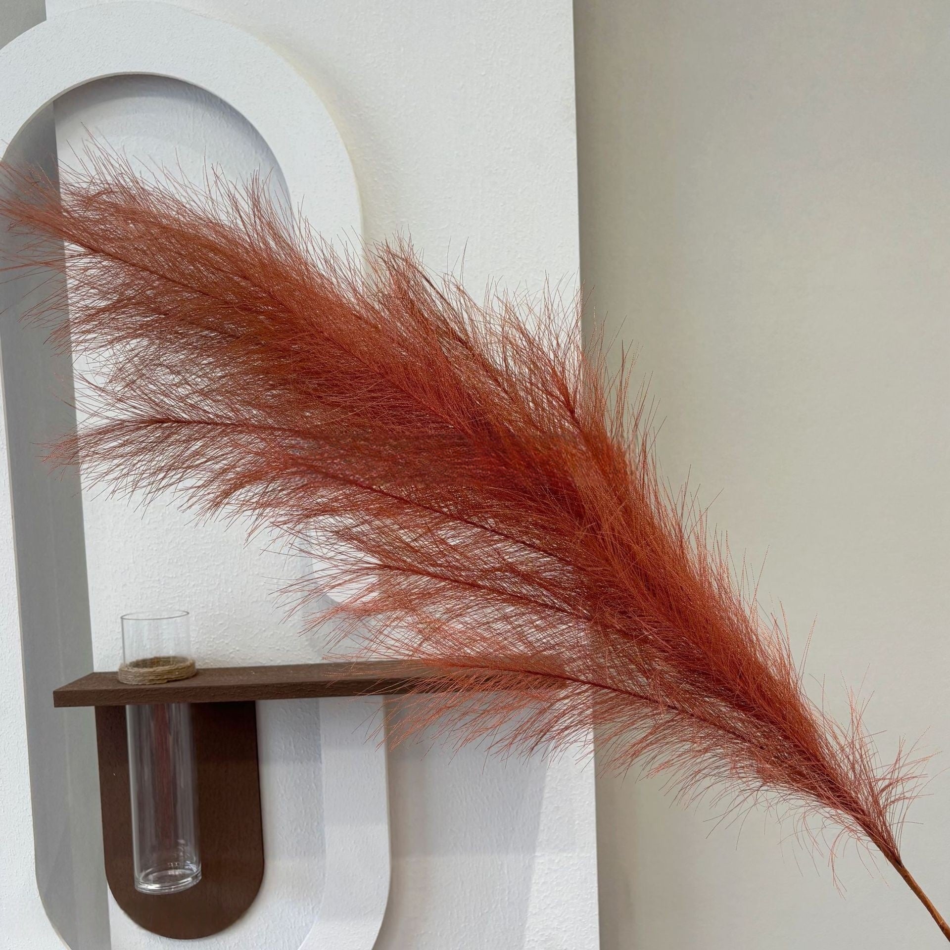 Single Artificial Pampas Bloom – Showstopper Piece for Ceremony or Aisle Decor FS-1039