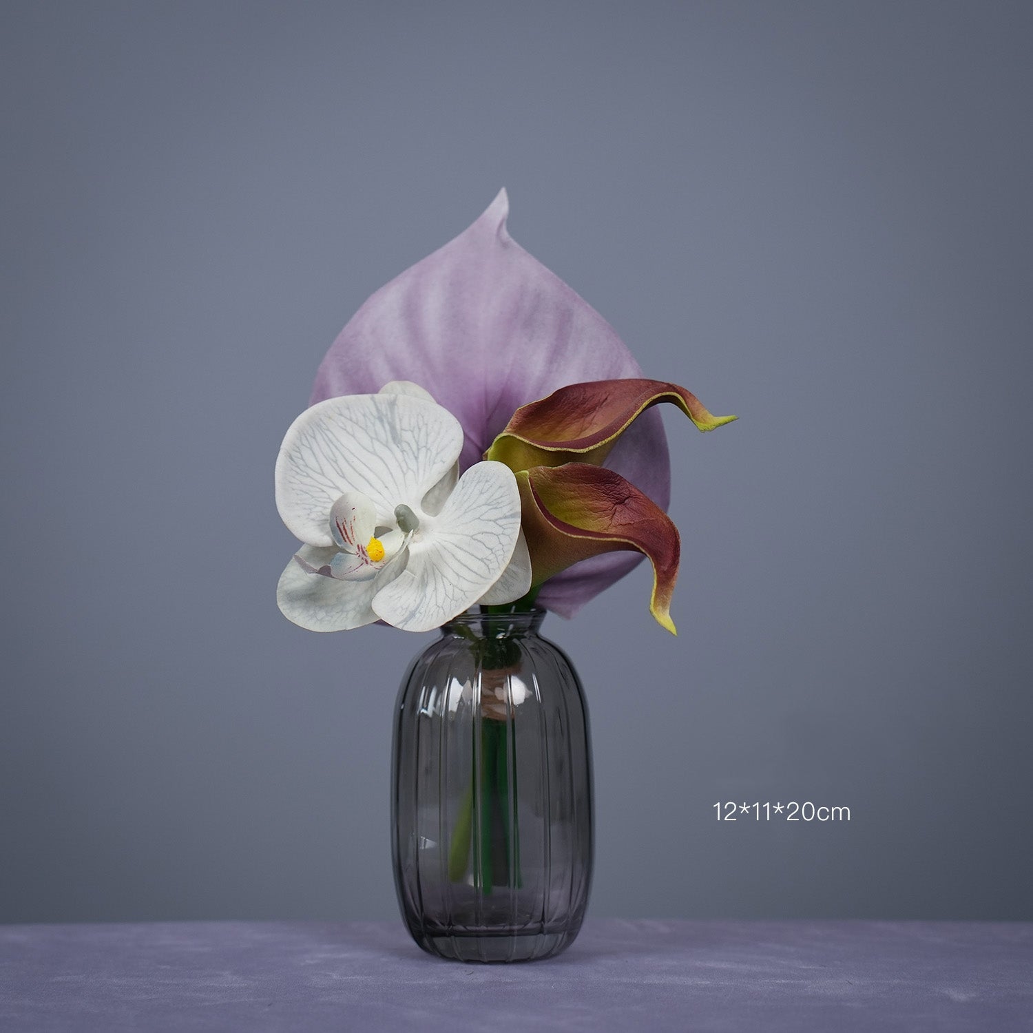 Mini Faux Floral Arrangement | Ice Cream-Inspired Bouquet for Home & Event Decor VB-216 (Without Vase)