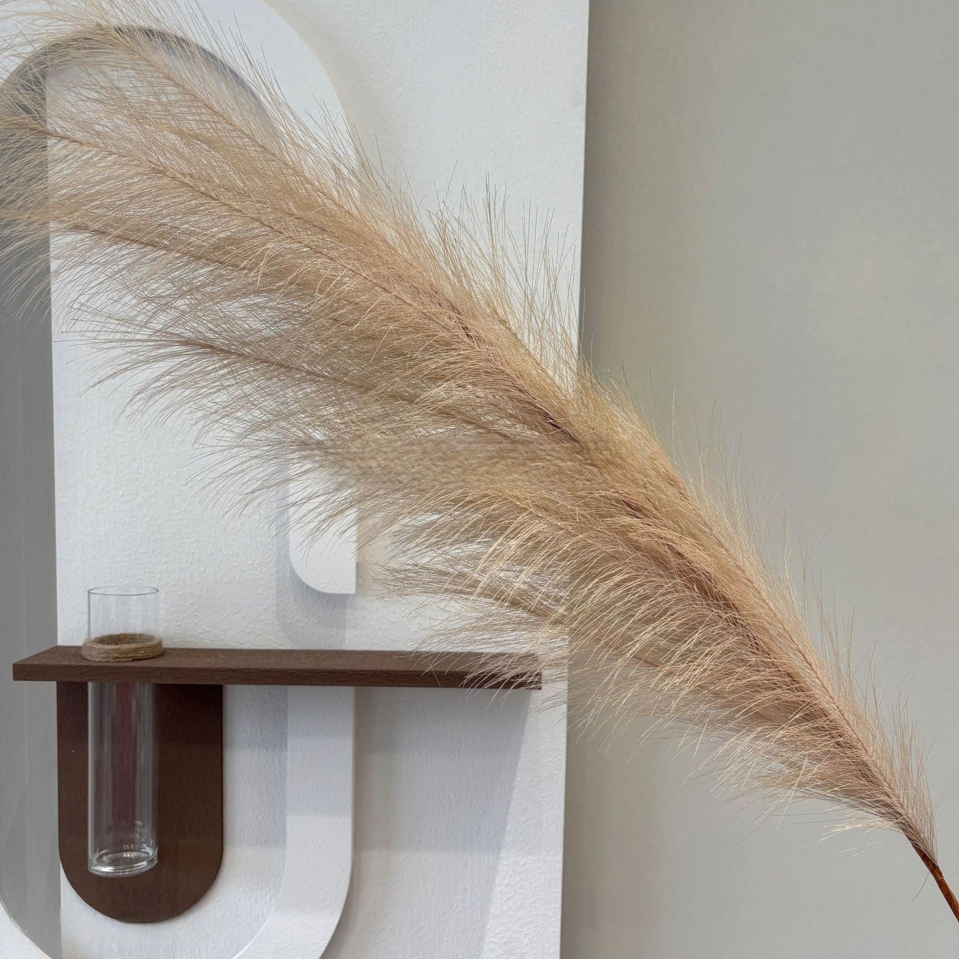 Single Artificial Pampas Bloom – Showstopper Piece for Ceremony or Aisle Decor FS-1039