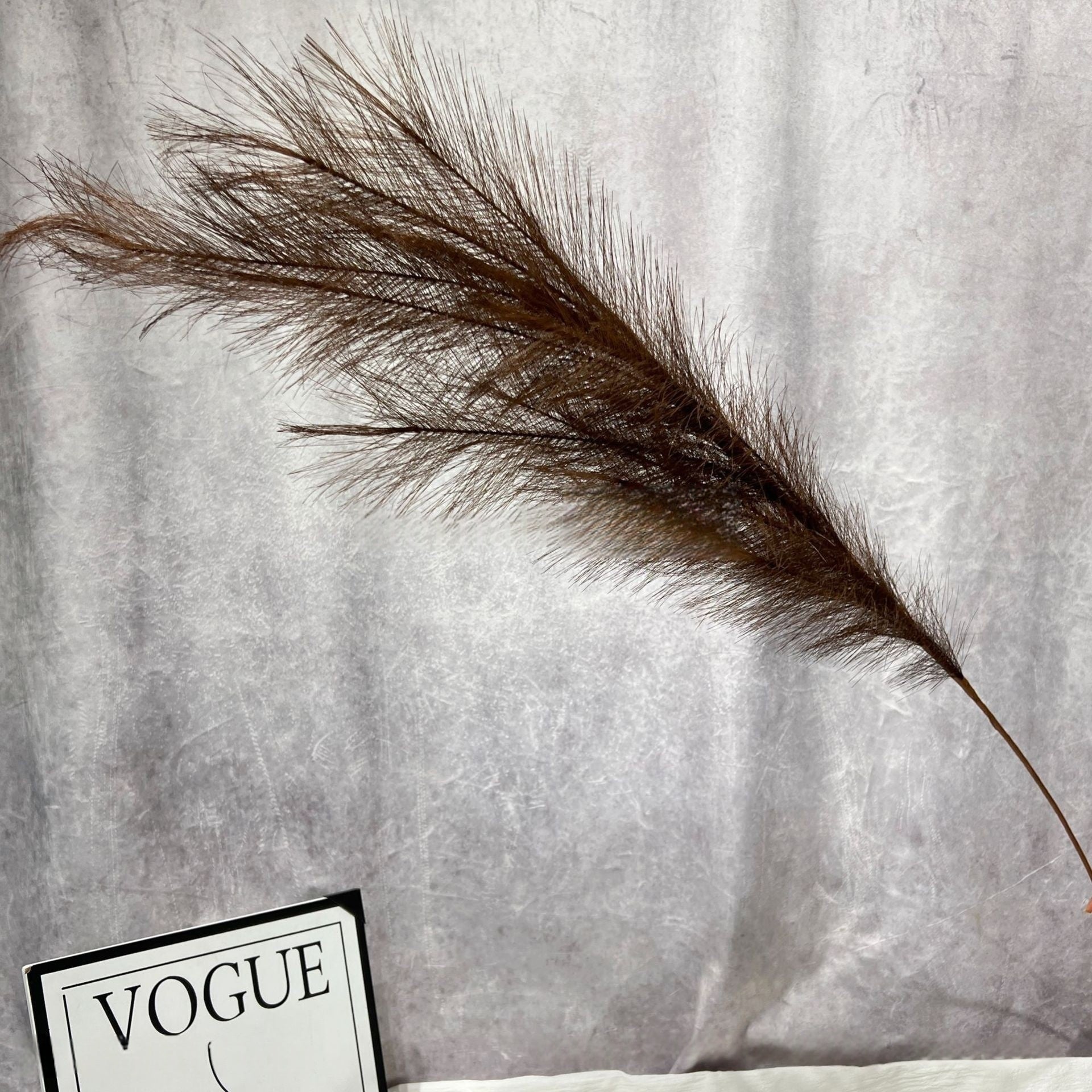 Single Artificial Pampas Bloom – Showstopper Piece for Ceremony or Aisle Decor FS-1039