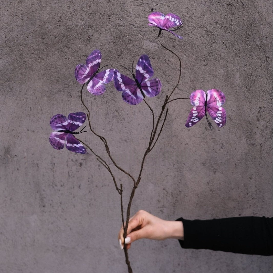 Realistic Purple Artificial Flowers | Single Stems for Vase & Styling FS-1004B