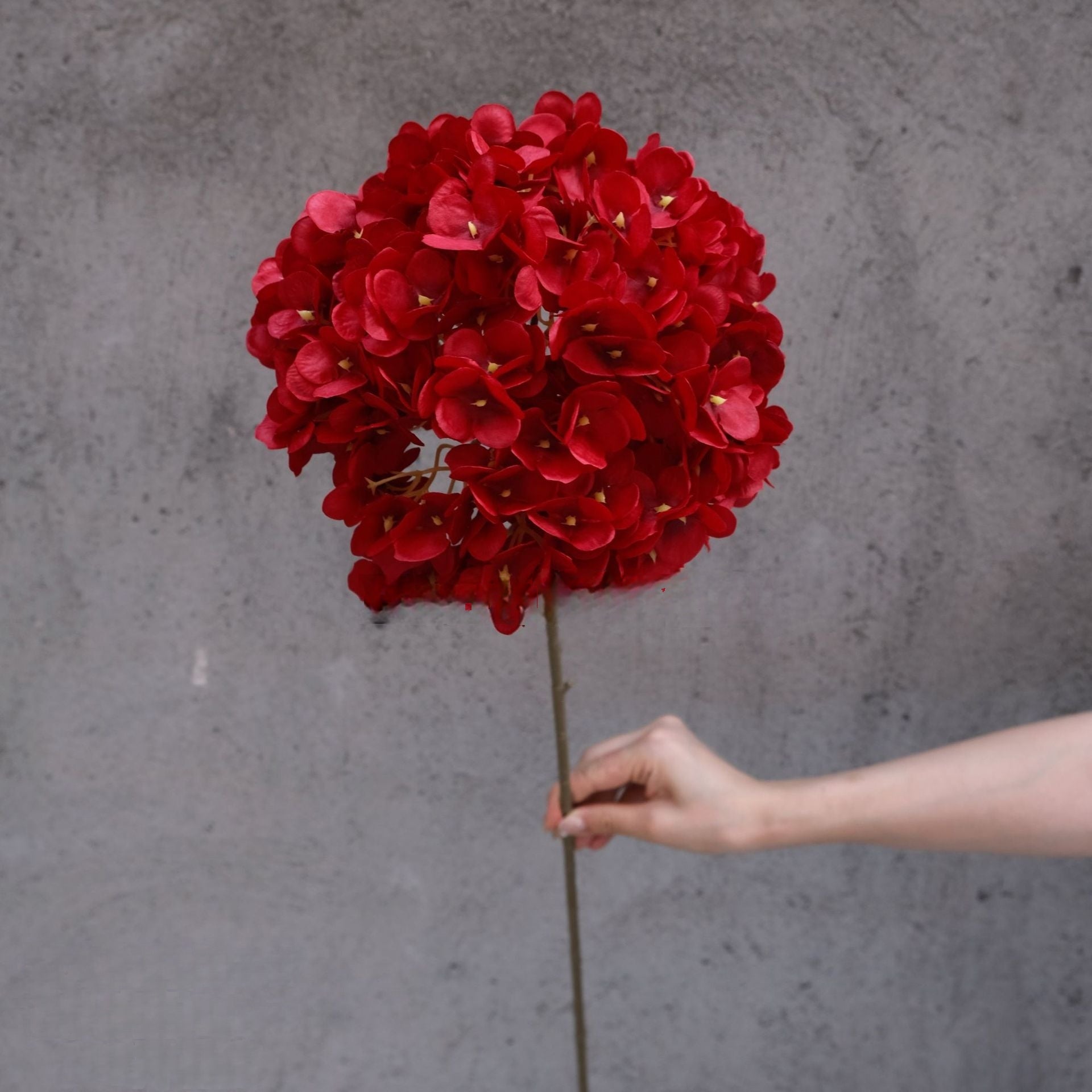 Elegant Red Faux Rose Stem | Home Decor or Event Styling Flower FS-1005B