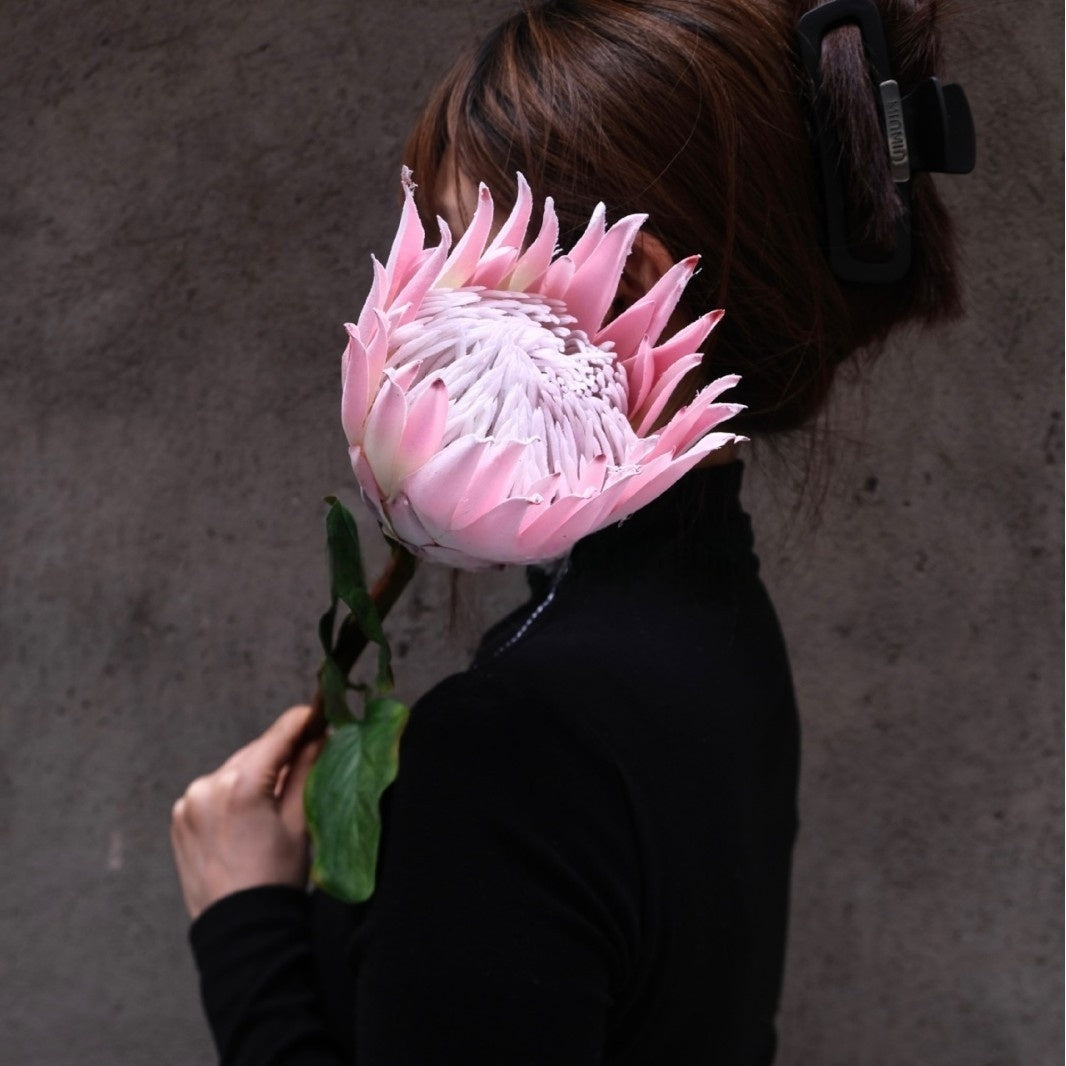 Romantic Pink Artificial Flower Stem | Realistic Faux Flowers for Vases & Styling FS-1002B