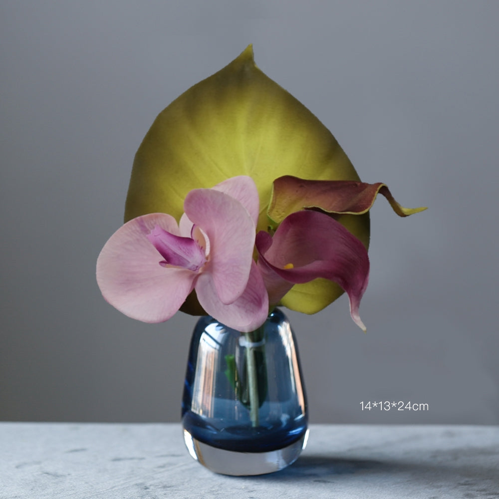 Mini Faux Floral Arrangement | Ice Cream-Inspired Bouquet for Home & Event Decor VB-216 (Without Vase)