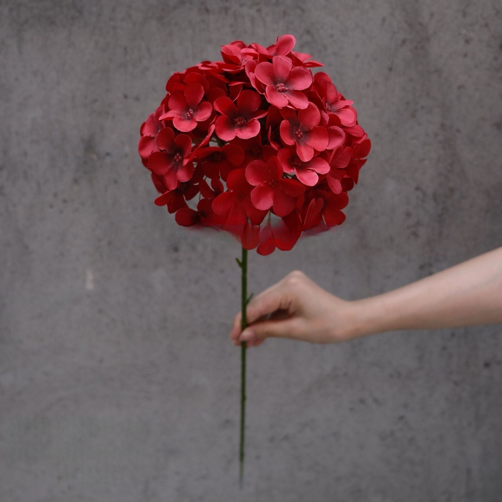 Elegant Red Faux Rose Stem | Home Decor or Event Styling Flower FS-1005B