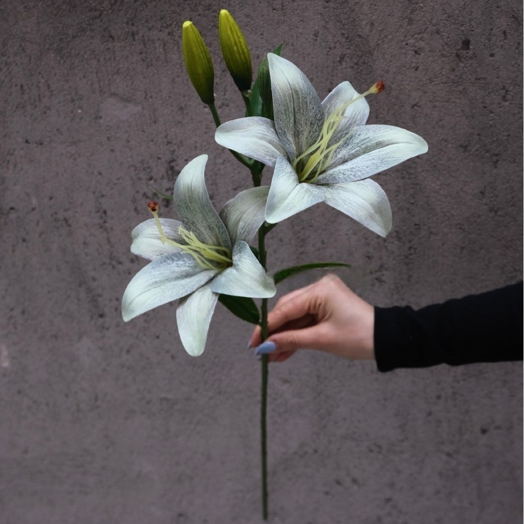 Minimalist Faux Floral Stem | Handmade Single Flower for Vase or Event Styling FS-1001D