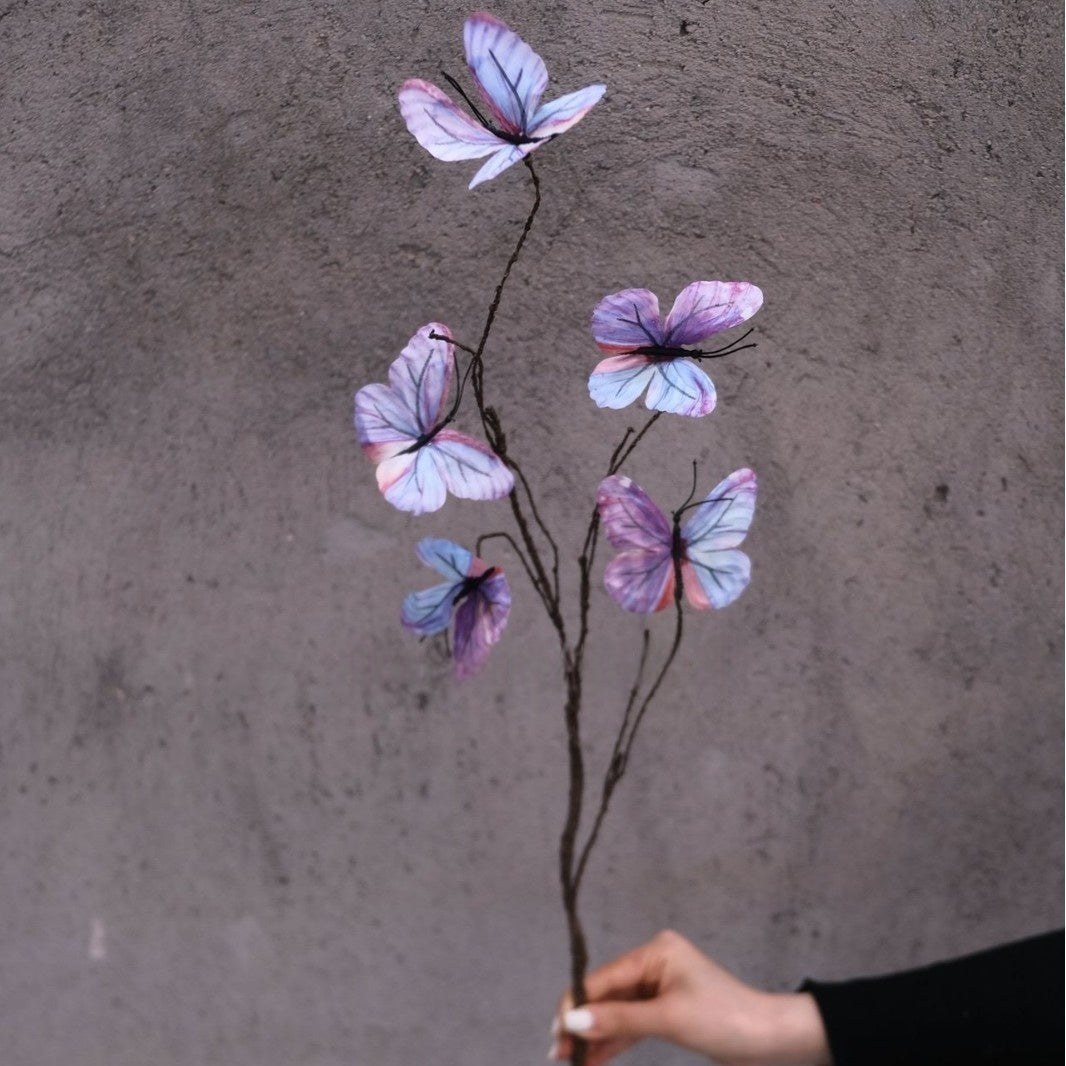 Realistic Purple Artificial Flowers | Single Stems for Vase & Styling FS-1004B