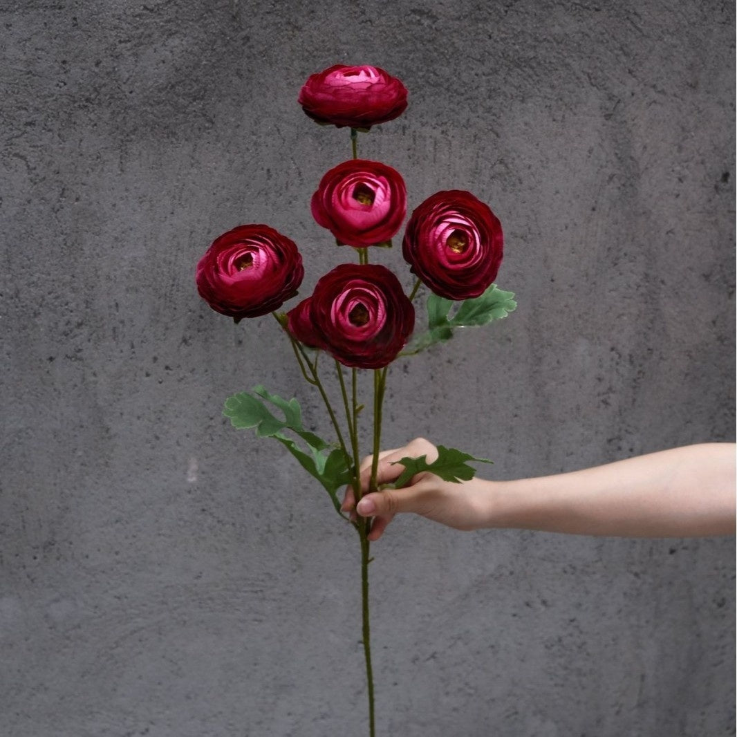 Elegant Red Faux Rose Stem | Home Decor or Event Styling Flower FS-1005B