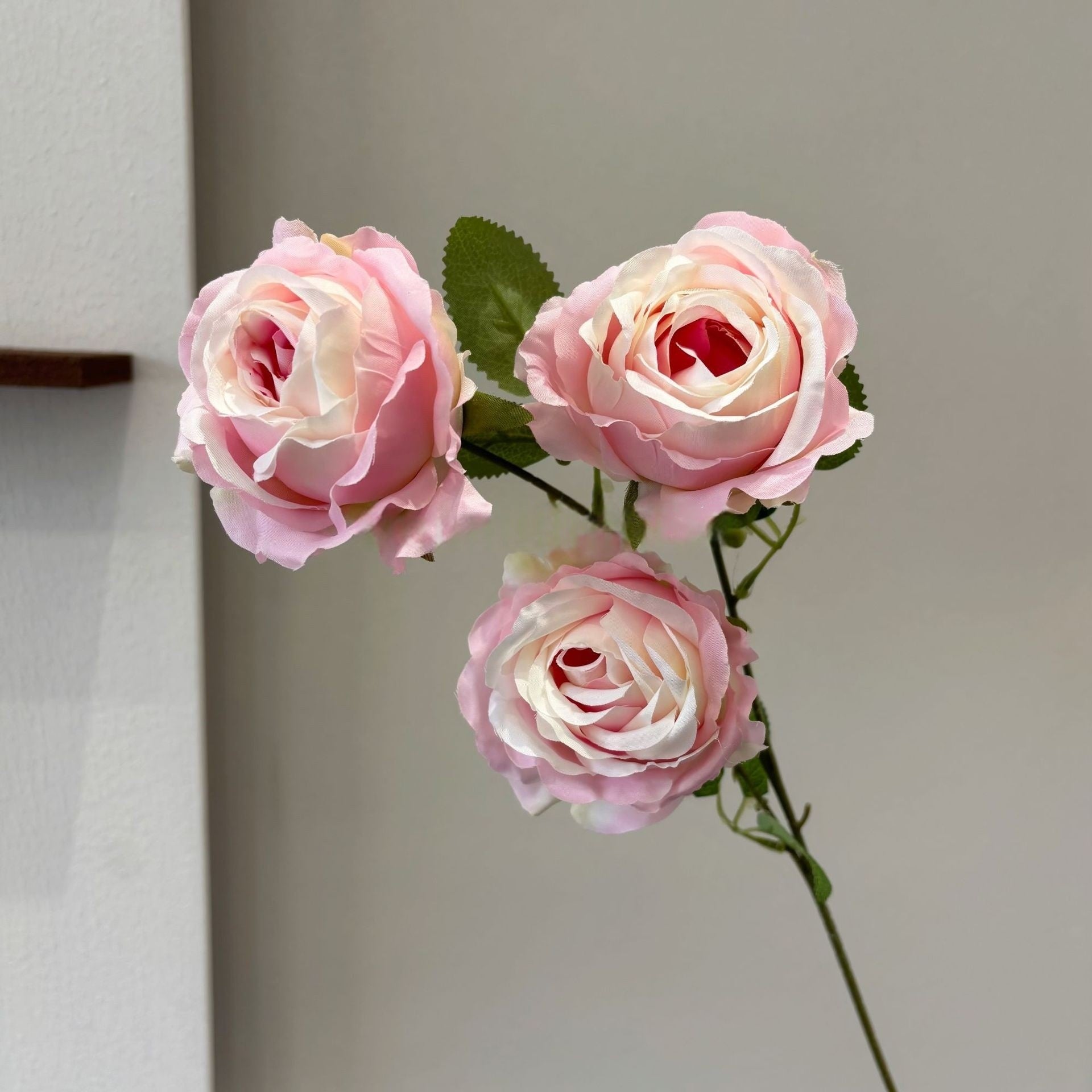 Blush Pink Single Stem Faux Flowers | Elegant Home Decor & Floral Arrangements FS-1002C