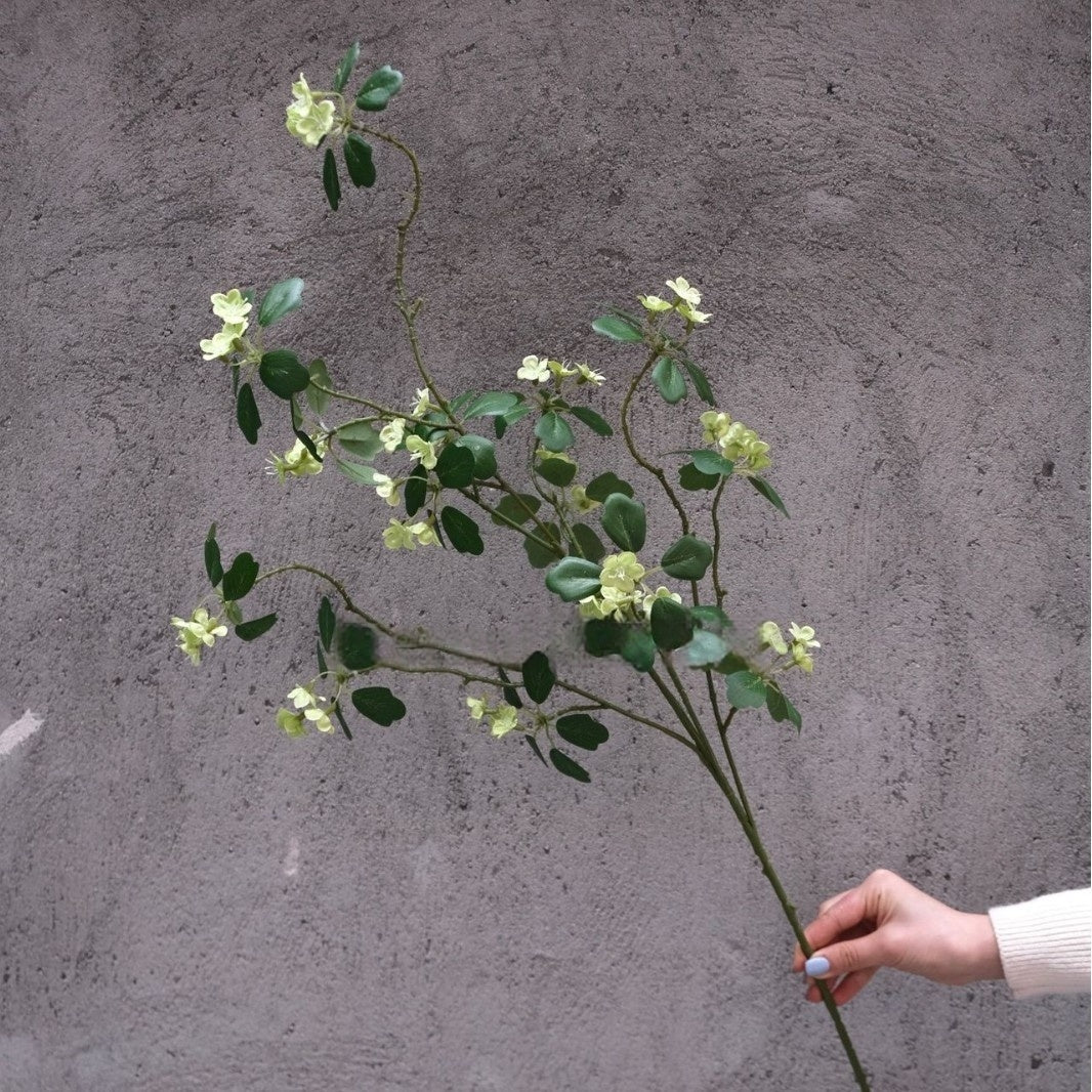 Minimalist Faux Floral Stem | Handmade Single Flower for Vase or Event Styling FS-1001D