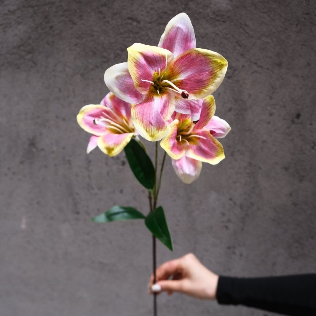 Blush Pink Single Stem Faux Flowers | Elegant Home Decor & Floral Arrangements FS-1002C