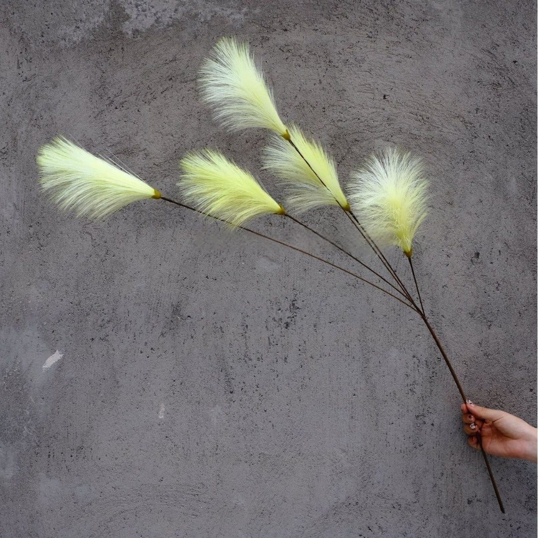 Single Stem Faux Bloom in Yellow Green | Perfect for Home or Office Decor FS-1006C