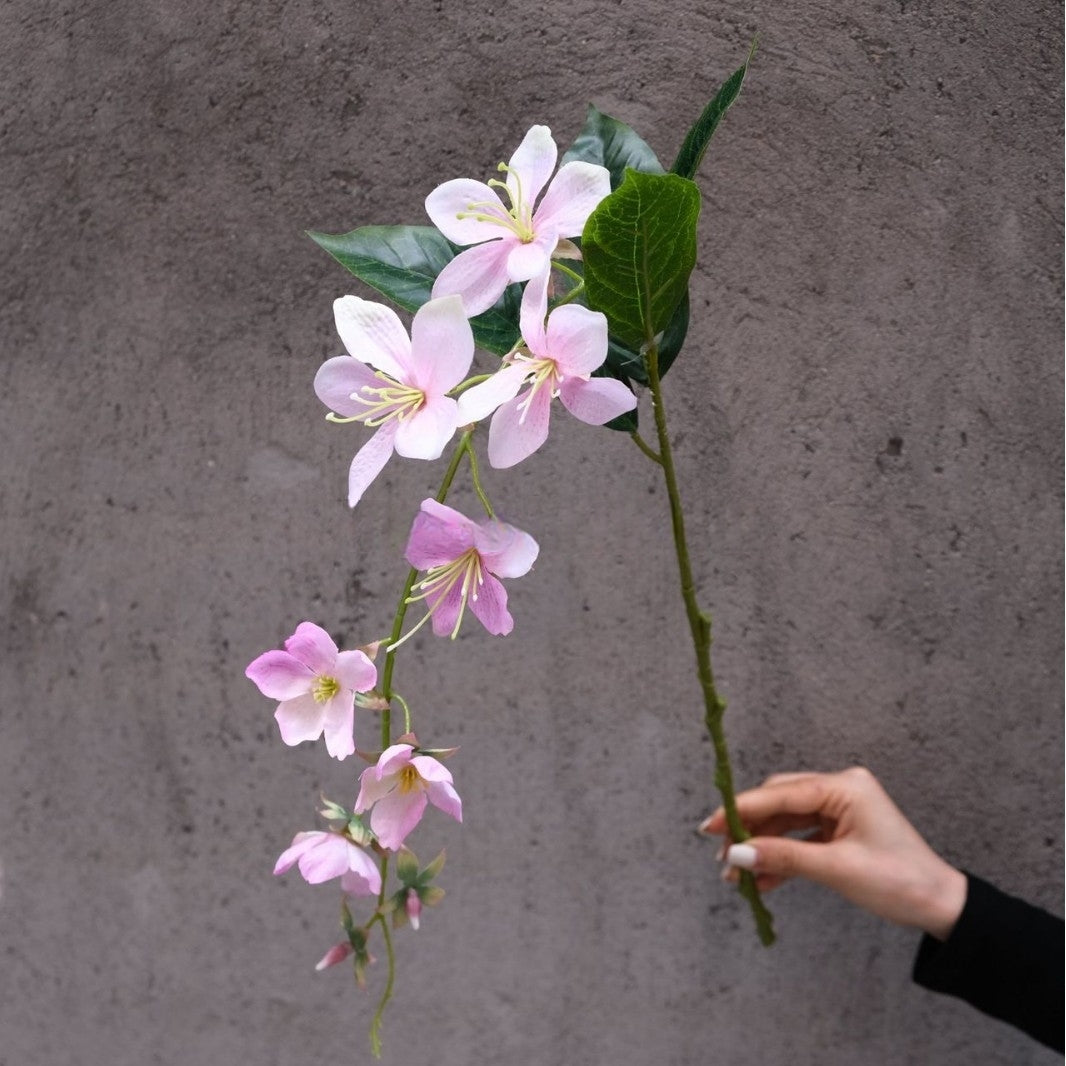 Blush Pink Single Stem Faux Flowers | Elegant Home Decor & Floral Arrangements FS-1002C