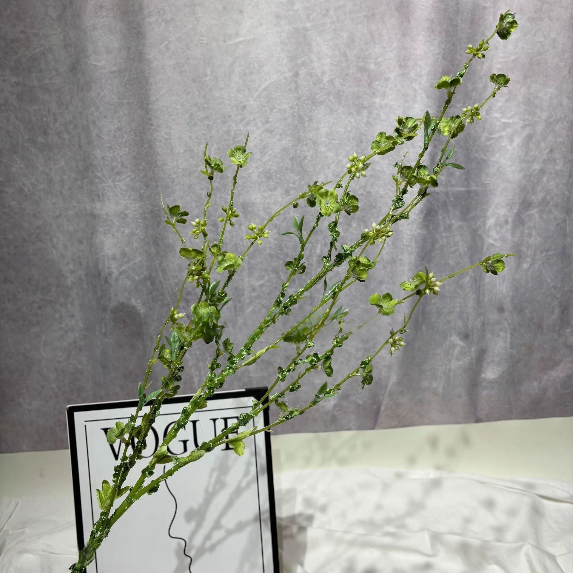 Single Stem Faux Bloom in Yellow Green | Perfect for Home or Office Decor FS-1006C