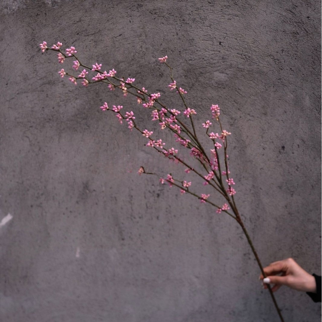 Blush Pink Single Stem Faux Flowers | Elegant Home Decor & Floral Arrangements FS-1002C