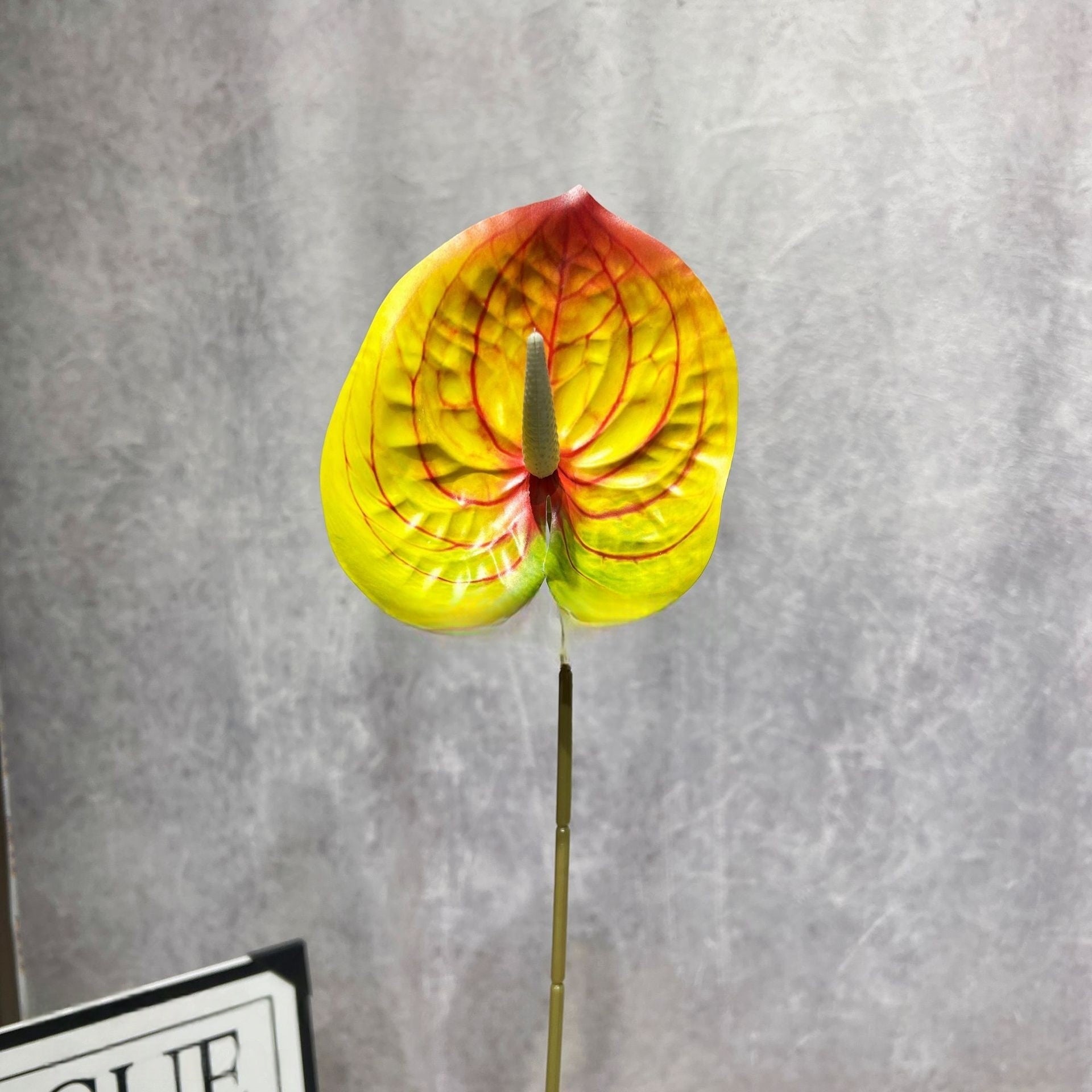 Single Stem Faux Bloom in Yellow Green | Perfect for Home or Office Decor FS-1006C