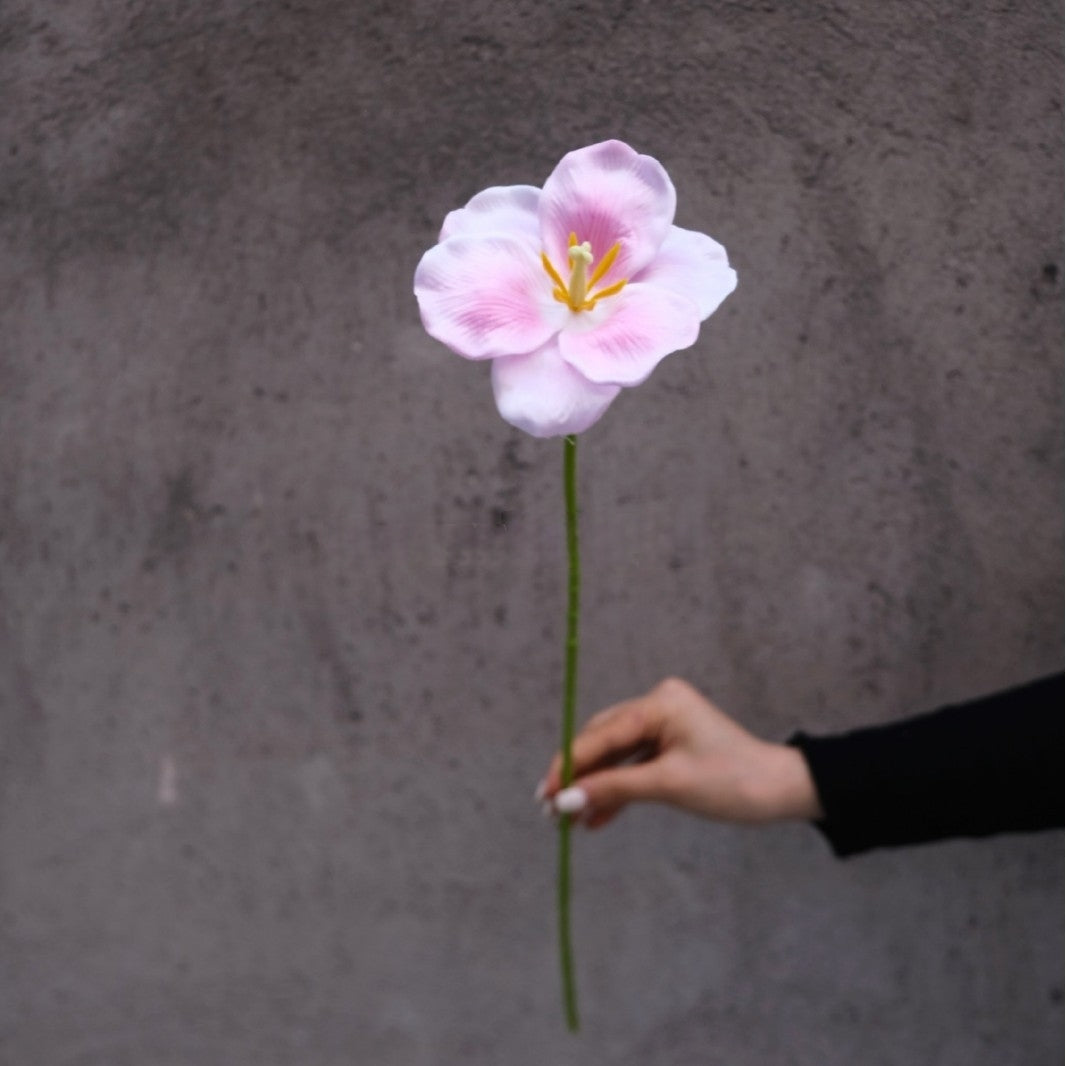 Blush Pink Single Stem Faux Flowers | Elegant Home Decor & Floral Arrangements FS-1002C