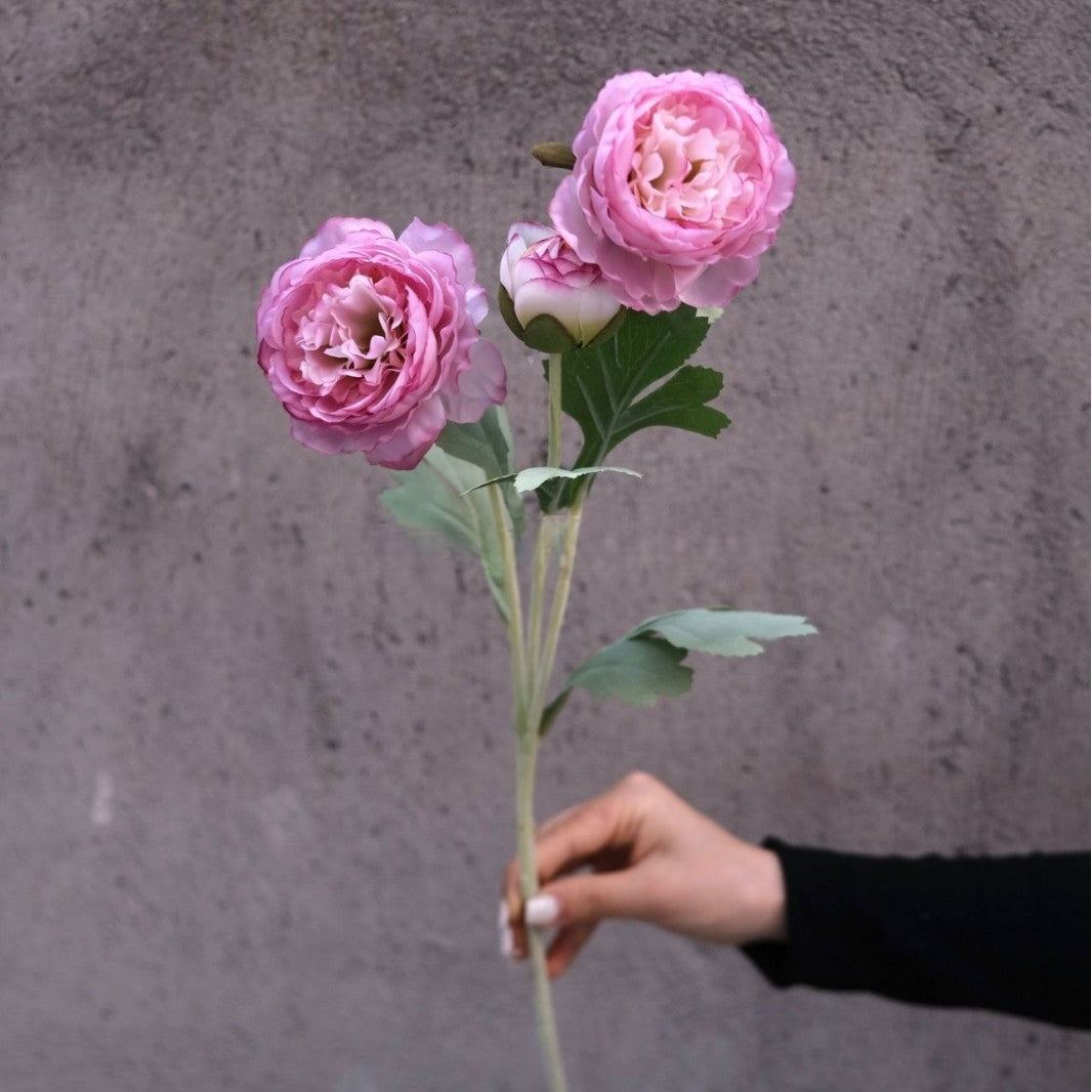 Blush Pink Single Stem Faux Flowers | Elegant Home Decor & Floral Arrangements FS-1002C