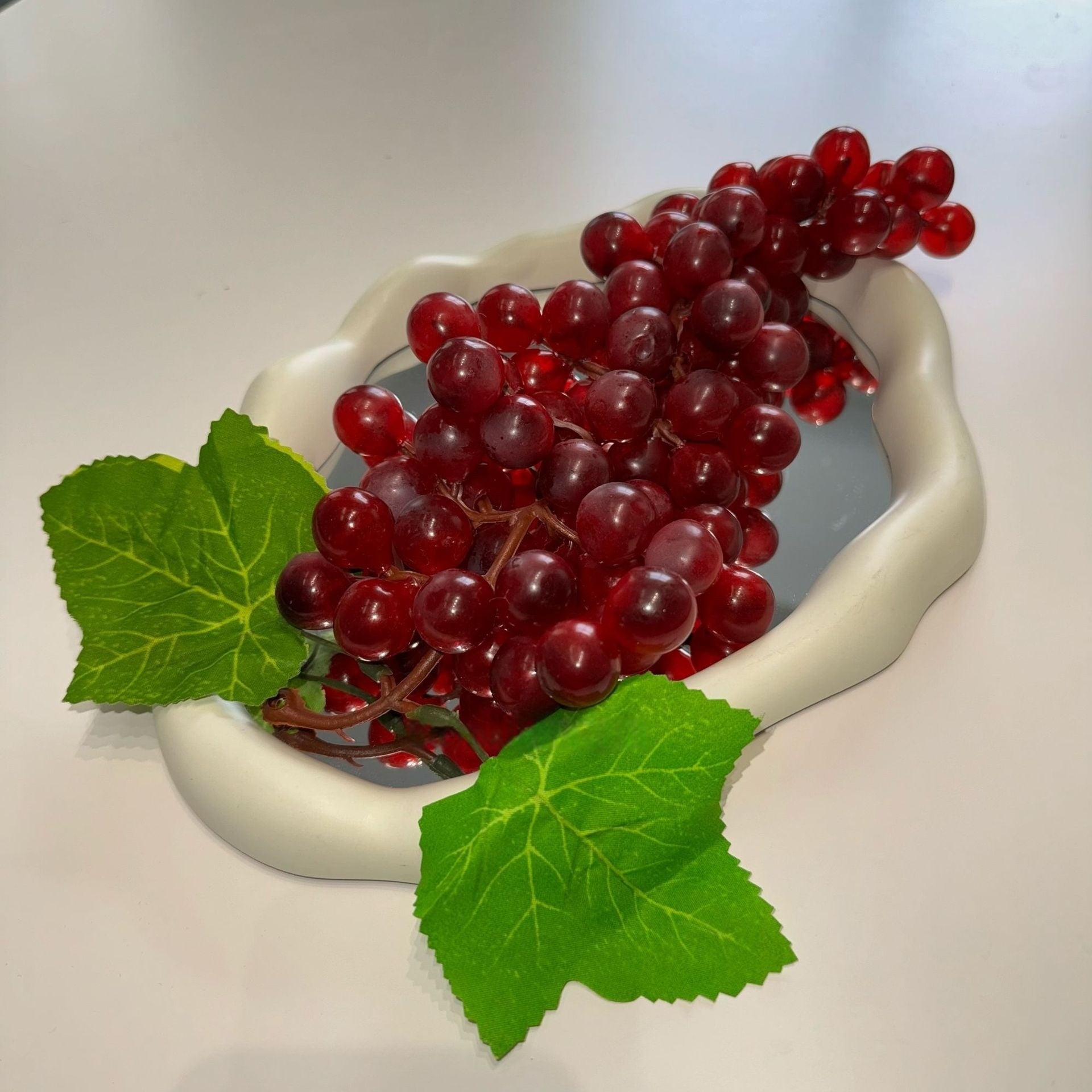 Red Realistic Faux Flower Stem | Stunning Home & Table Decor Accent FS-1005C