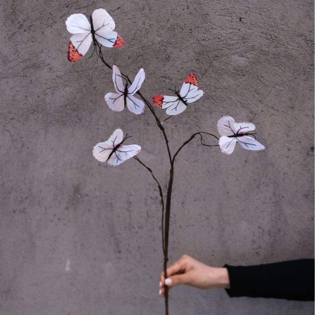 Chic White Artificial Flowers | Single Stems for Wedding, Events & Home Decor FS-1003D