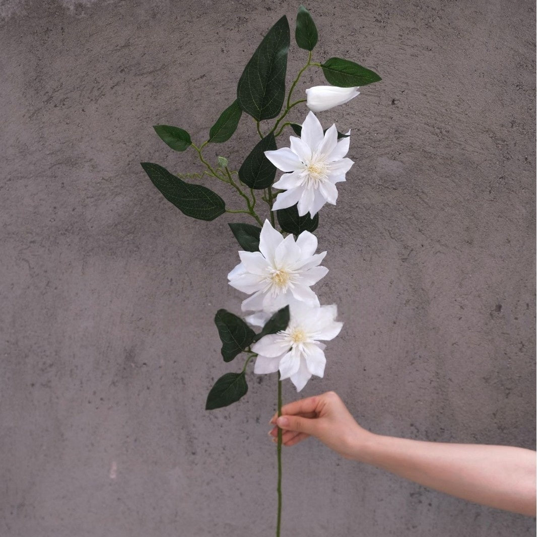 Chic White Artificial Flowers | Single Stems for Wedding, Events & Home Decor FS-1003D