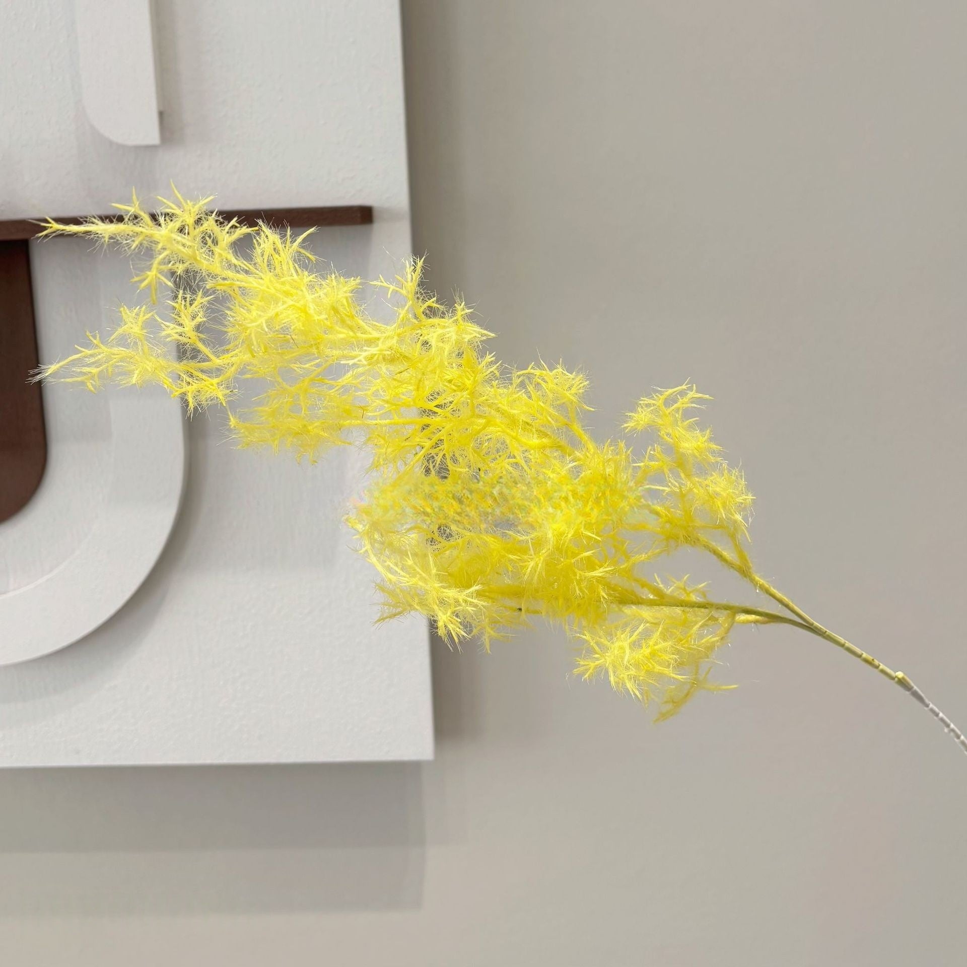 Single Stem Faux Bloom in Yellow Green | Perfect for Home or Office Decor FS-1006C