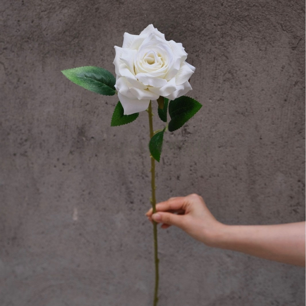 Chic White Artificial Flowers | Single Stems for Wedding, Events & Home Decor FS-1003D