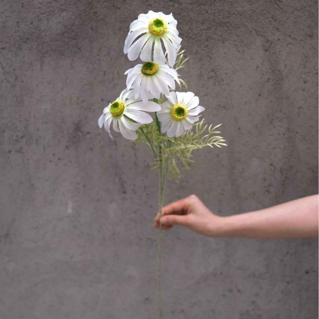 Chic White Artificial Flowers | Single Stems for Wedding, Events & Home Decor FS-1003D