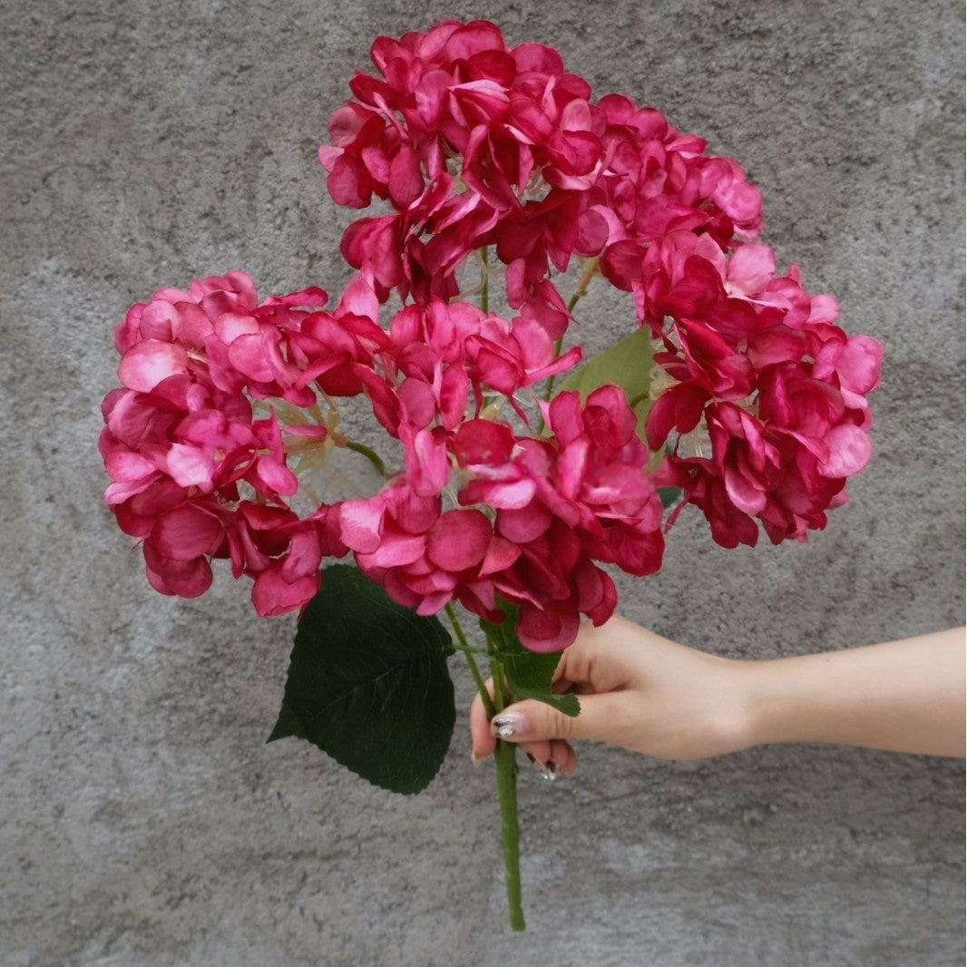 Vibrant Magenta Faux Flower | Real Touch Stem for DIY or Wedding Decor FS-1010D