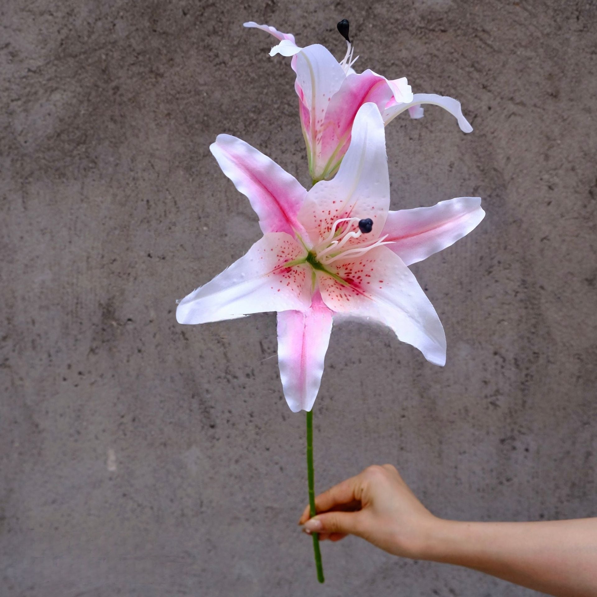 Soft Pink Silk Flower Stems | Wedding, Event & Everyday Home Decoration FS-1002D