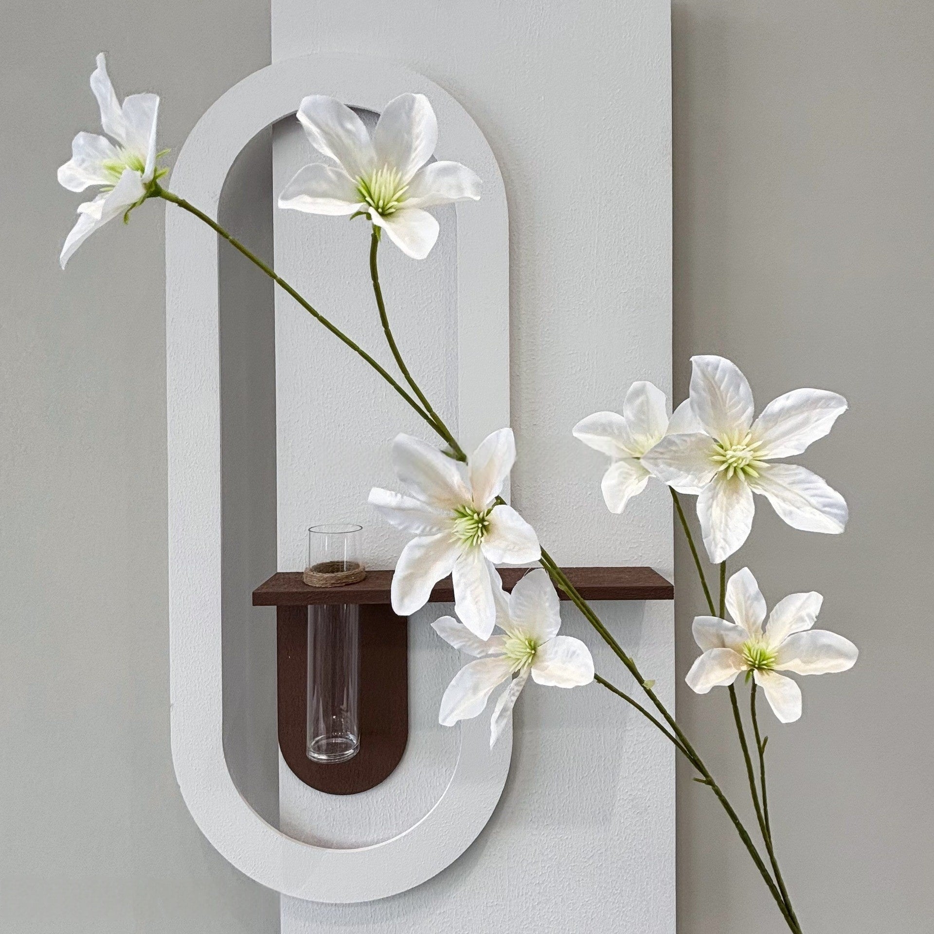 مجموعة زهور صناعية سوداء ووردية – ديكور خلفية حفلة عيد ميلاد حديث مع ترتيب زهور مزيفة FA-255