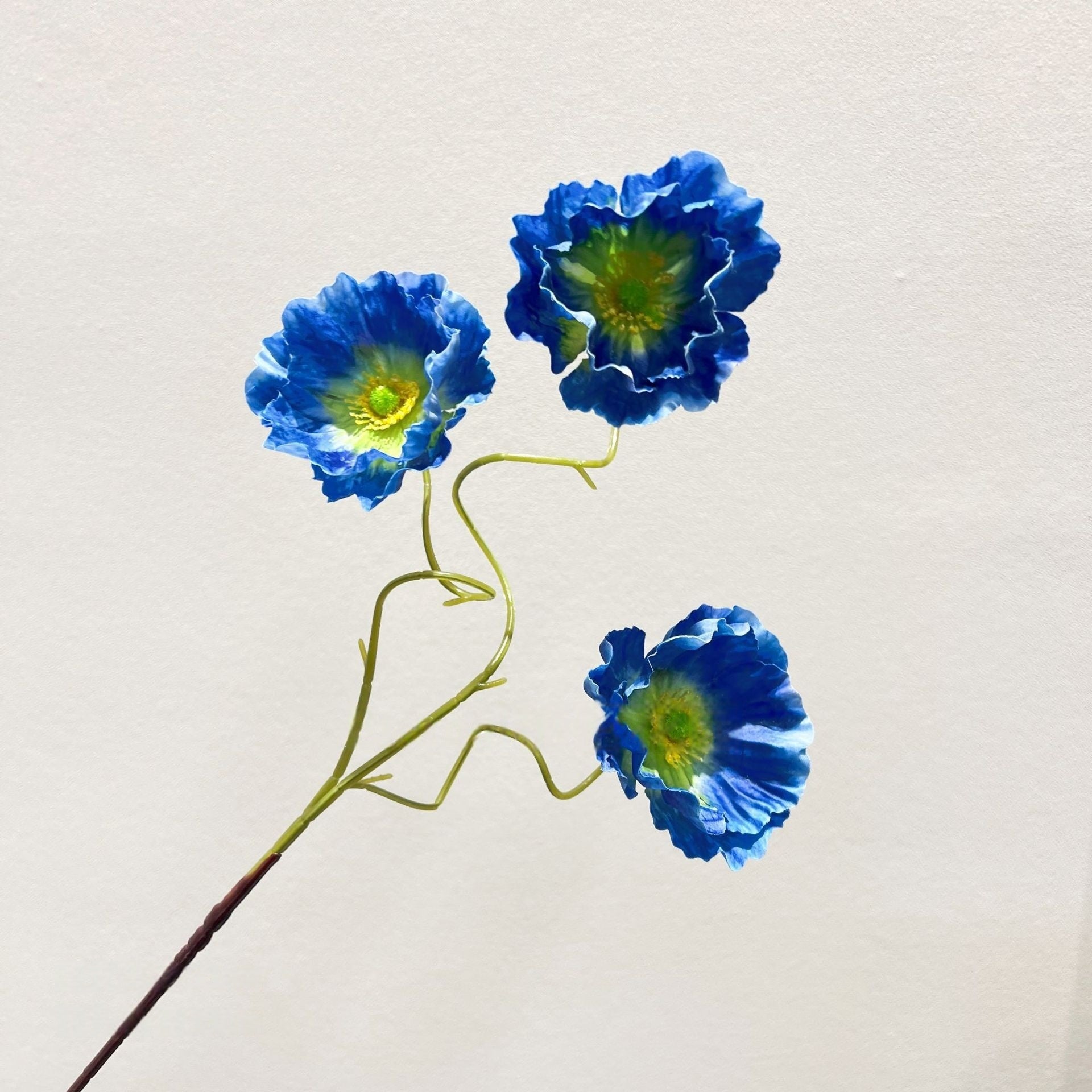 Elegant Dusty Blue Flower Stem | Faux Flower for Vase Display & Gifting FS-1008D