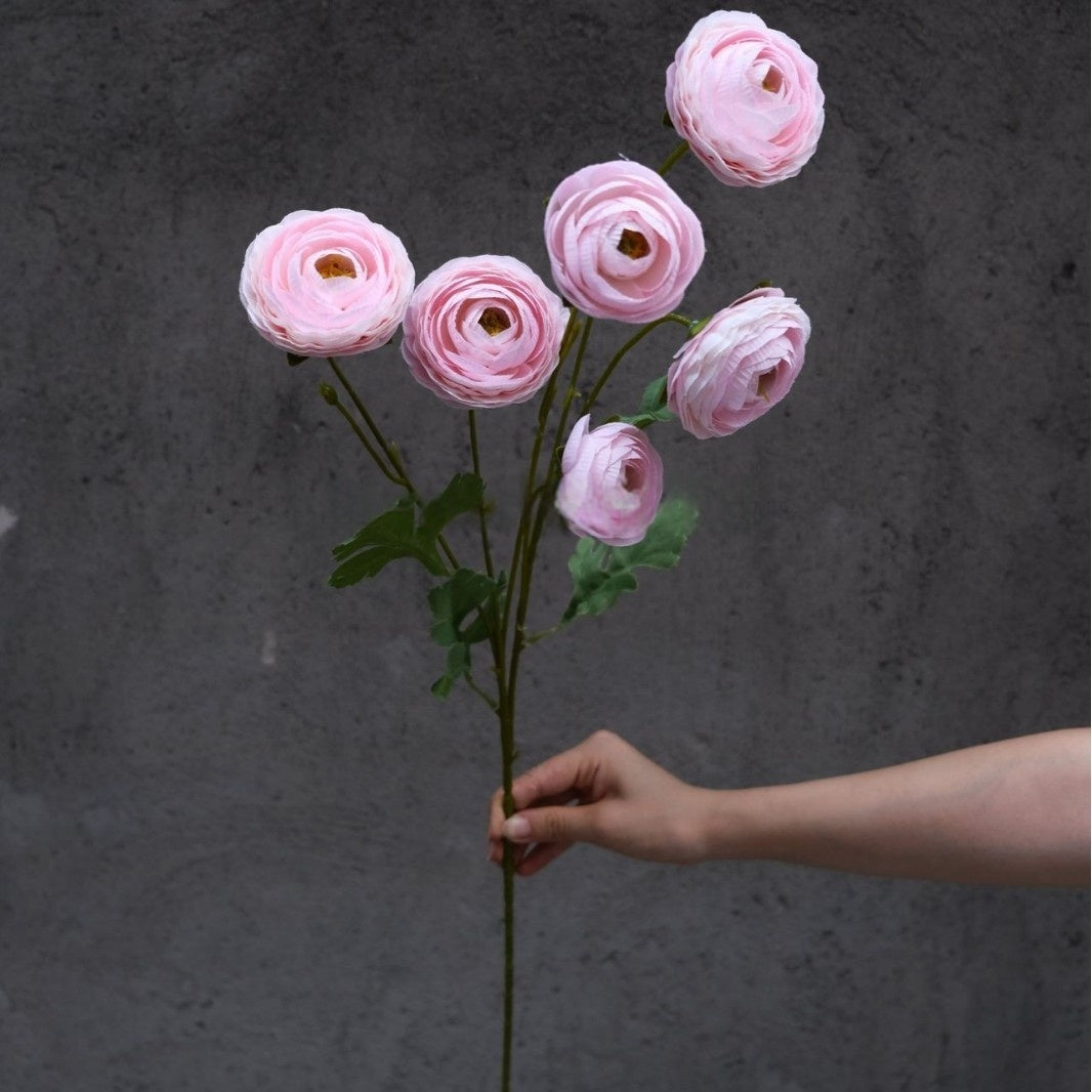 Soft Pink Silk Flower Stems | Wedding, Event & Everyday Home Decoration FS-1002D