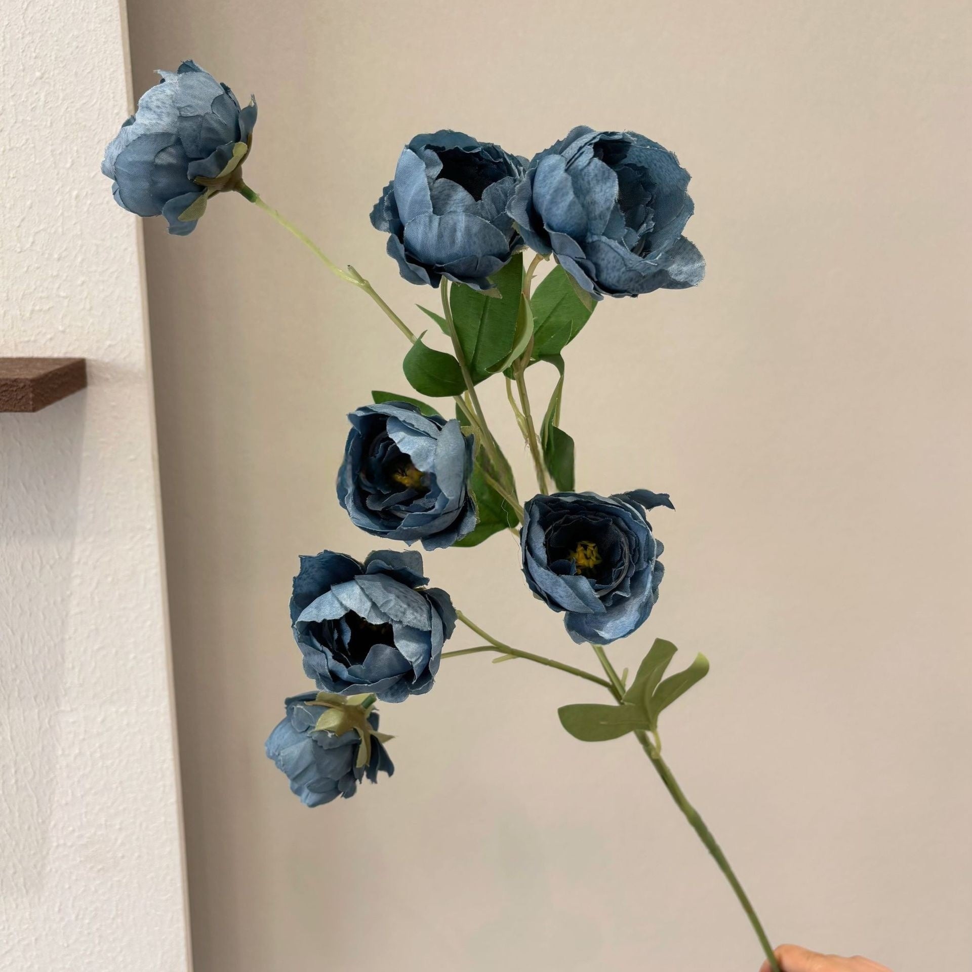Elegant Dusty Blue Flower Stem | Faux Flower for Vase Display & Gifting FS-1008D