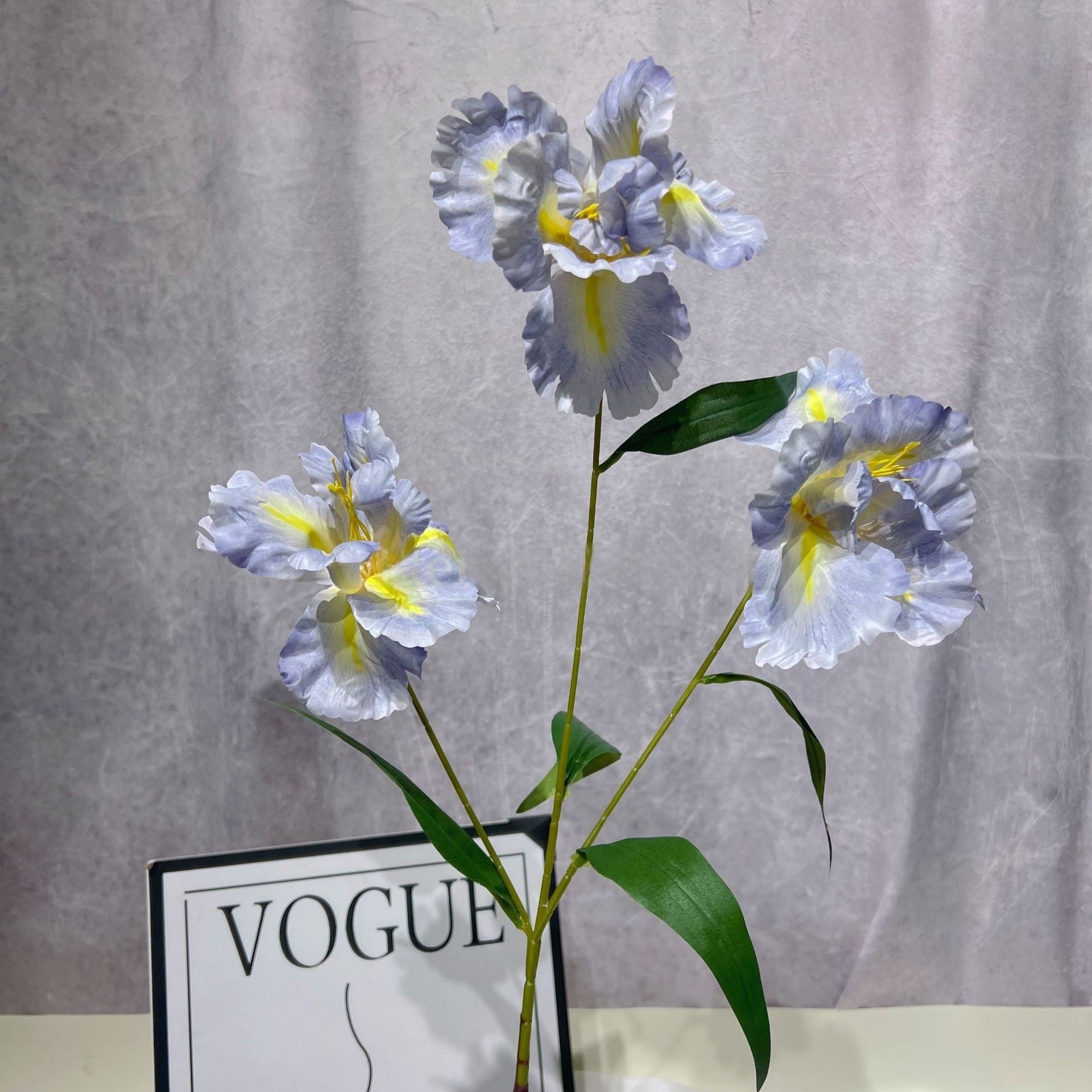 Single Stem Sky Blue Bloom | Perfect Faux Flower for Home Styling FS-1009D