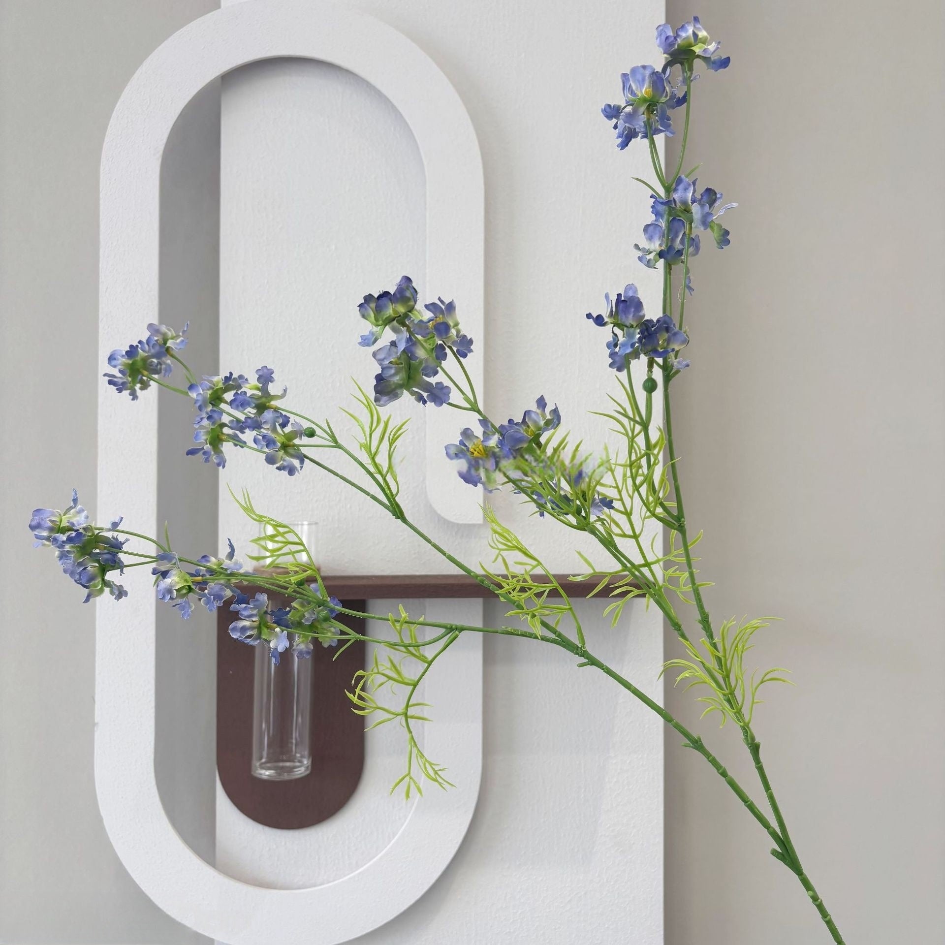 Elegant Dusty Blue Flower Stem | Faux Flower for Vase Display & Gifting FS-1008D