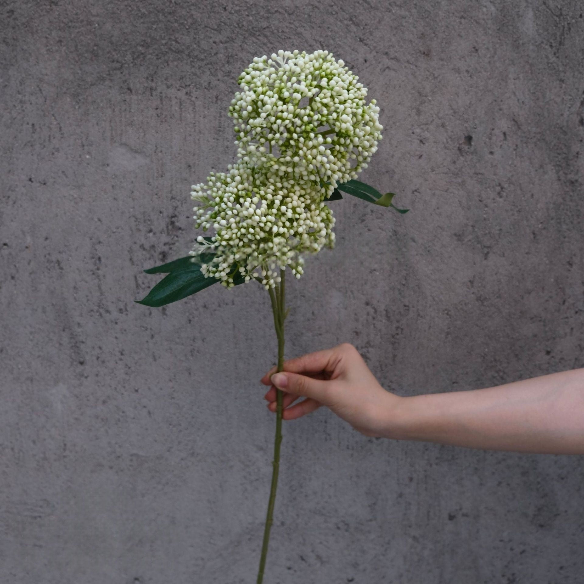 Single Faux Flower | Soft Botanical Accent for Wedding & Home Decor FS-1001F