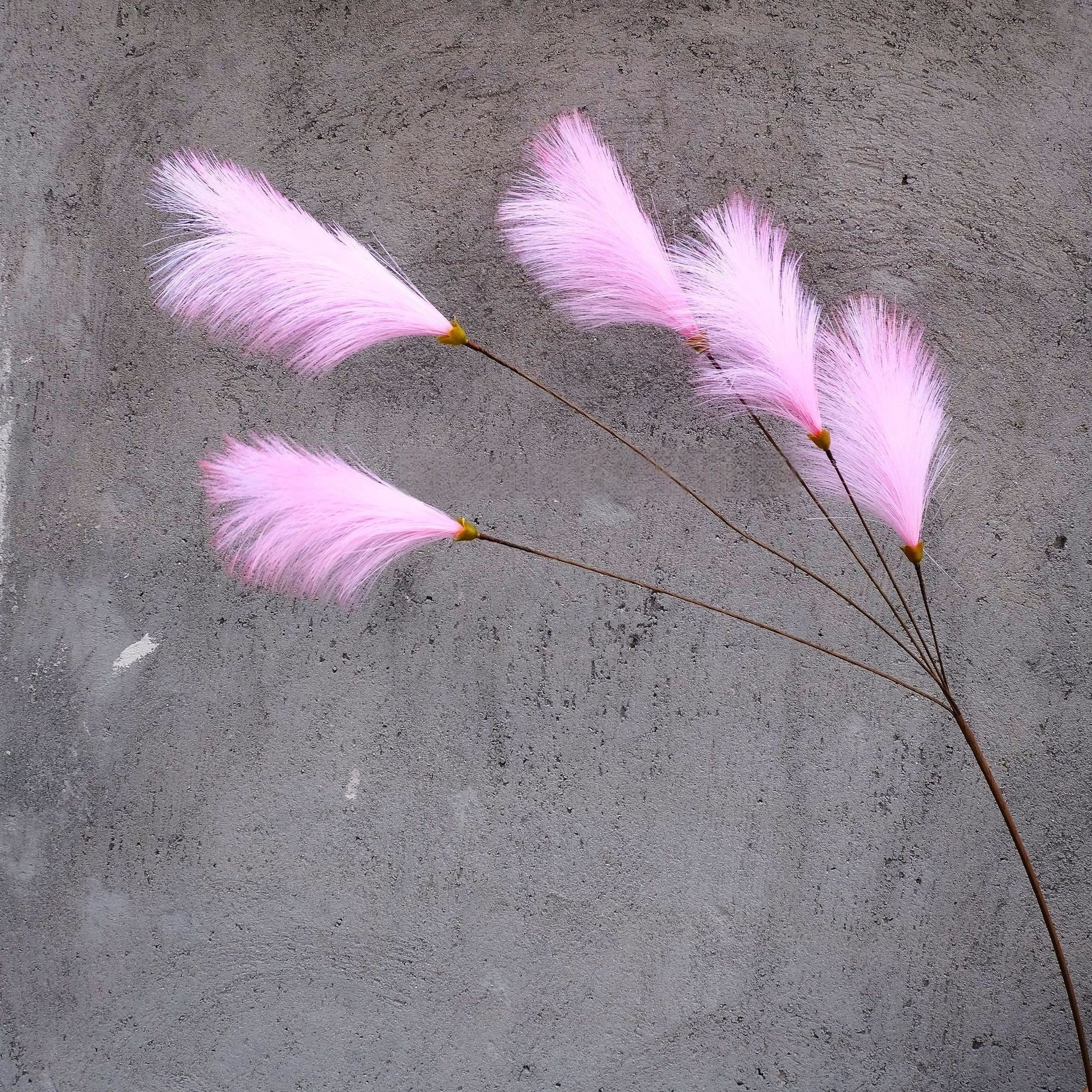 Chic Pink Faux Florals | Realistic Single Flower Stems for Modern Home Decor FS-1002E