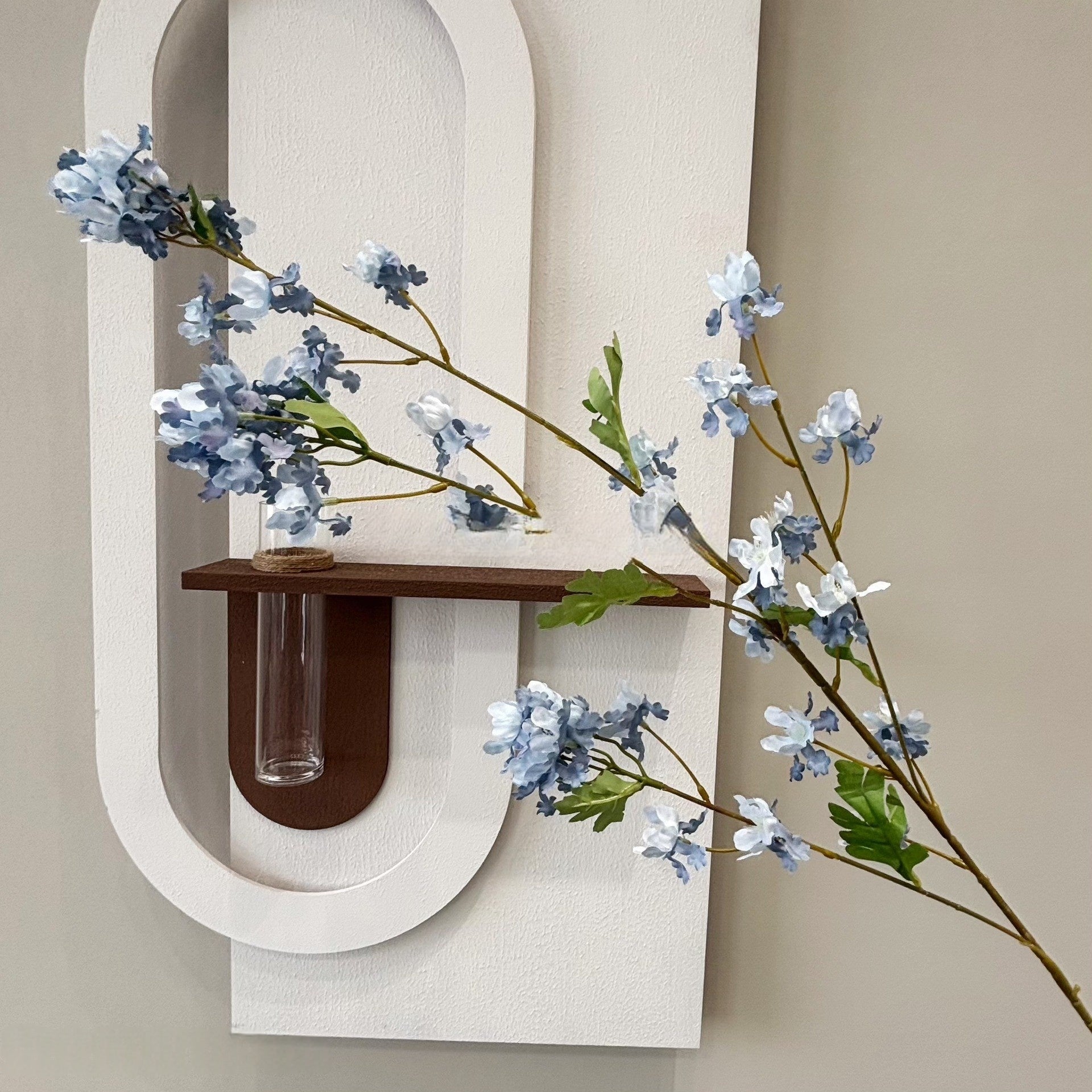 Elegant Dusty Blue Flower Stem | Faux Flower for Vase Display & Gifting FS-1008D