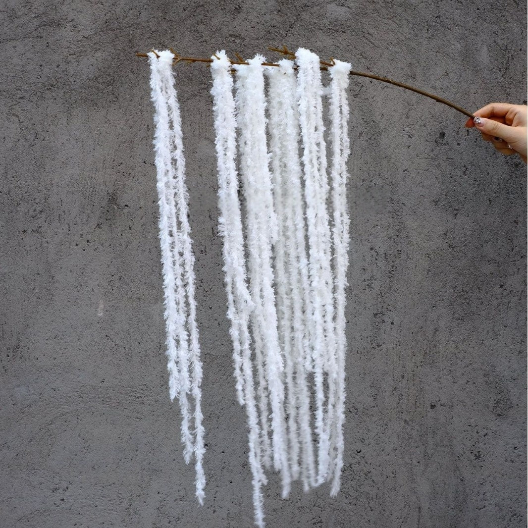 White Bloom Faux Florals | Delicate Single Stems for Nordic Home Aesthetic FS-1003E